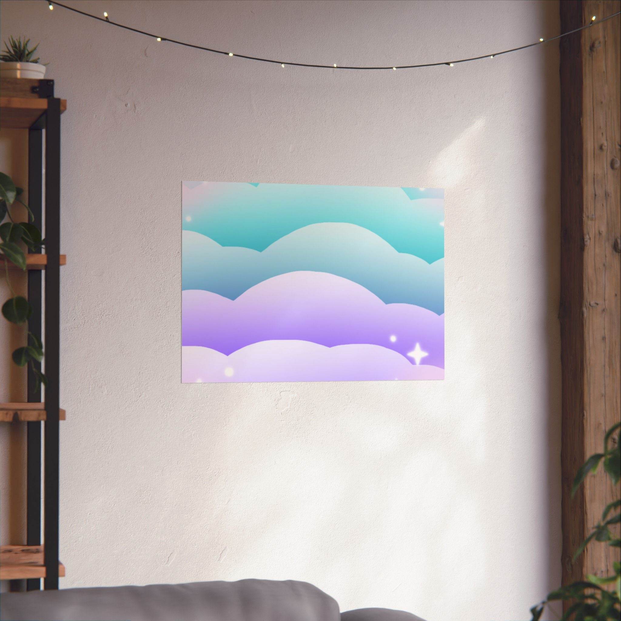 Cloudscape Matte Horizontal Posters - Esmeralda Ecostore