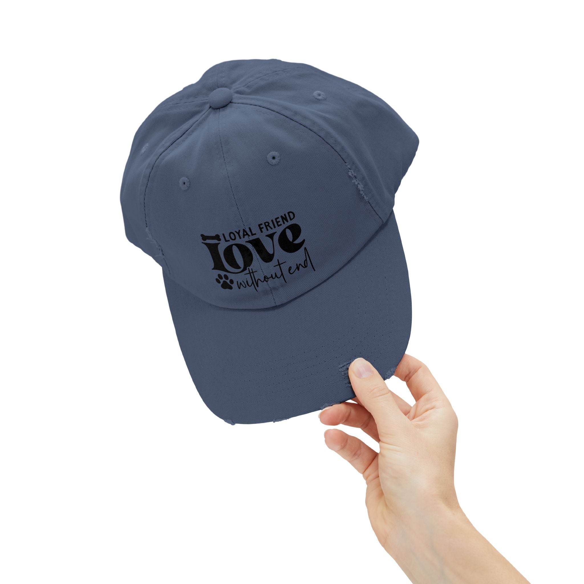 Pet Love Unisex Distressed Cap