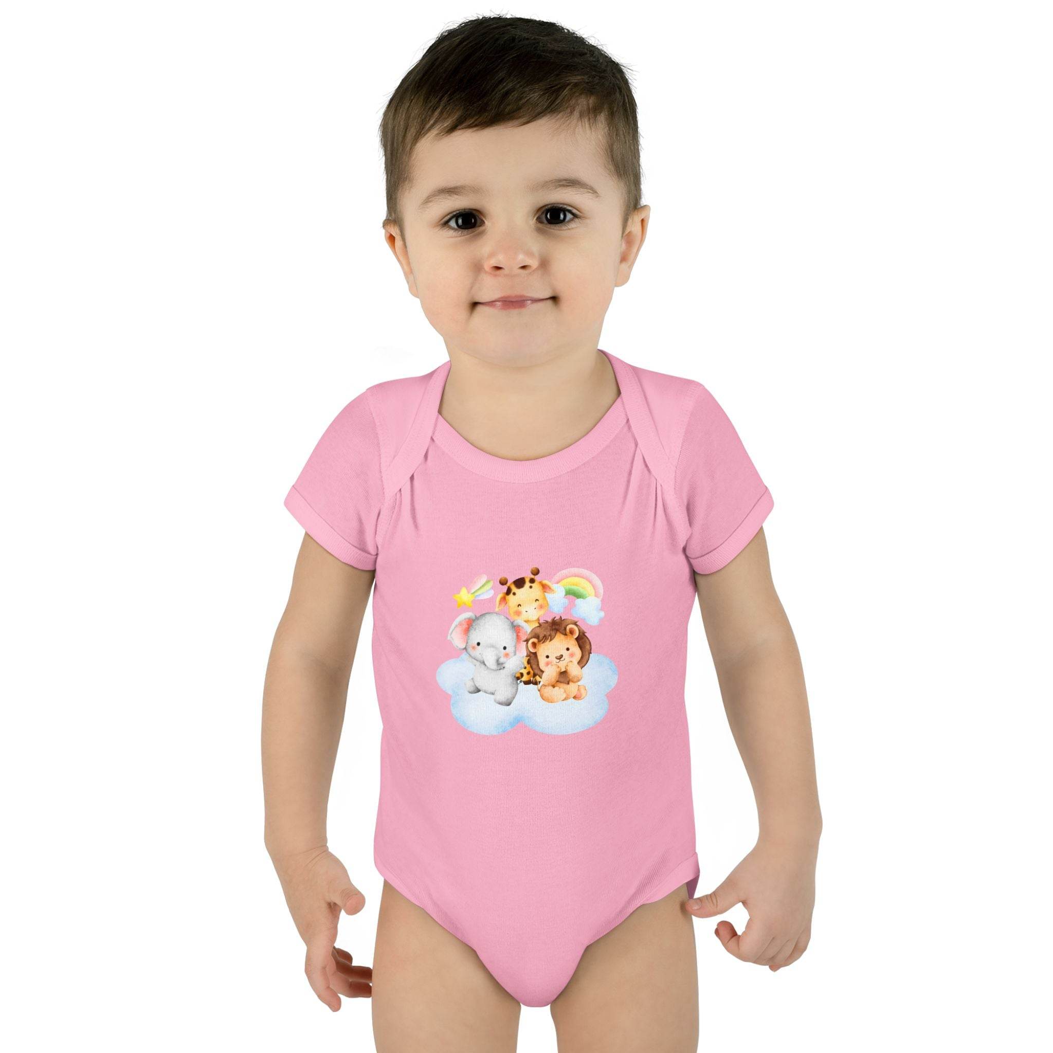 Cloud Buddies Infant Baby Rib Bodysuit - Esmeralda Ecostore