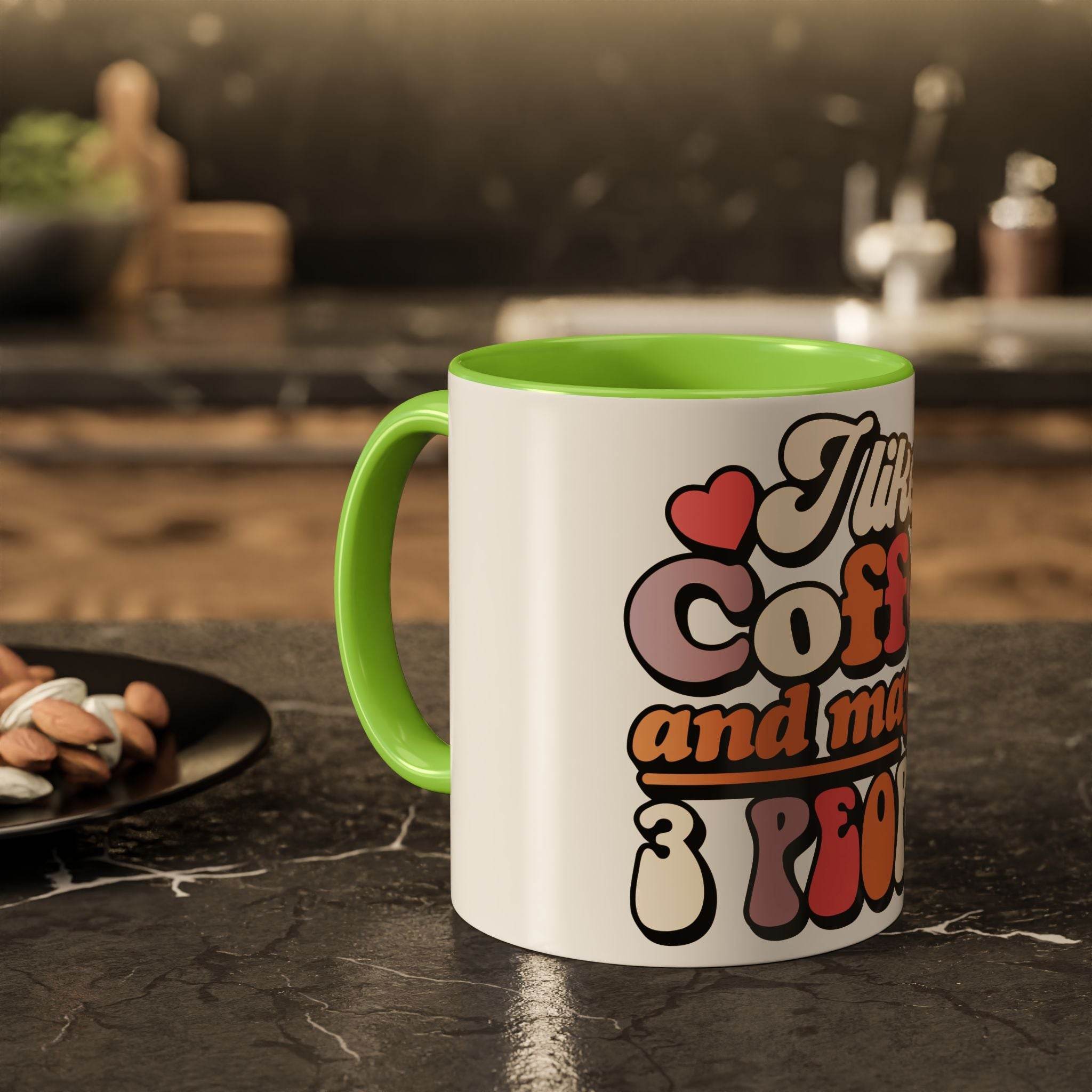 I Like Coffee Colorful Mugs-11oz And 15oz - Esmeralda Ecostore
