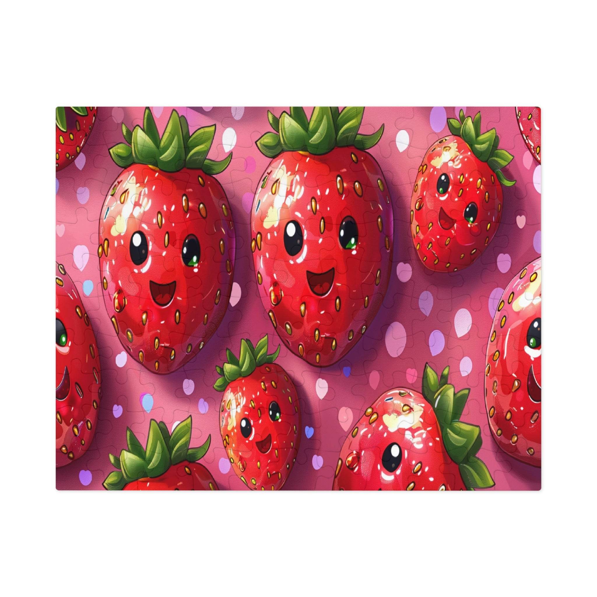 Kawaii Strawberry Jigsaw Puzzle - Esmeralda Ecostore