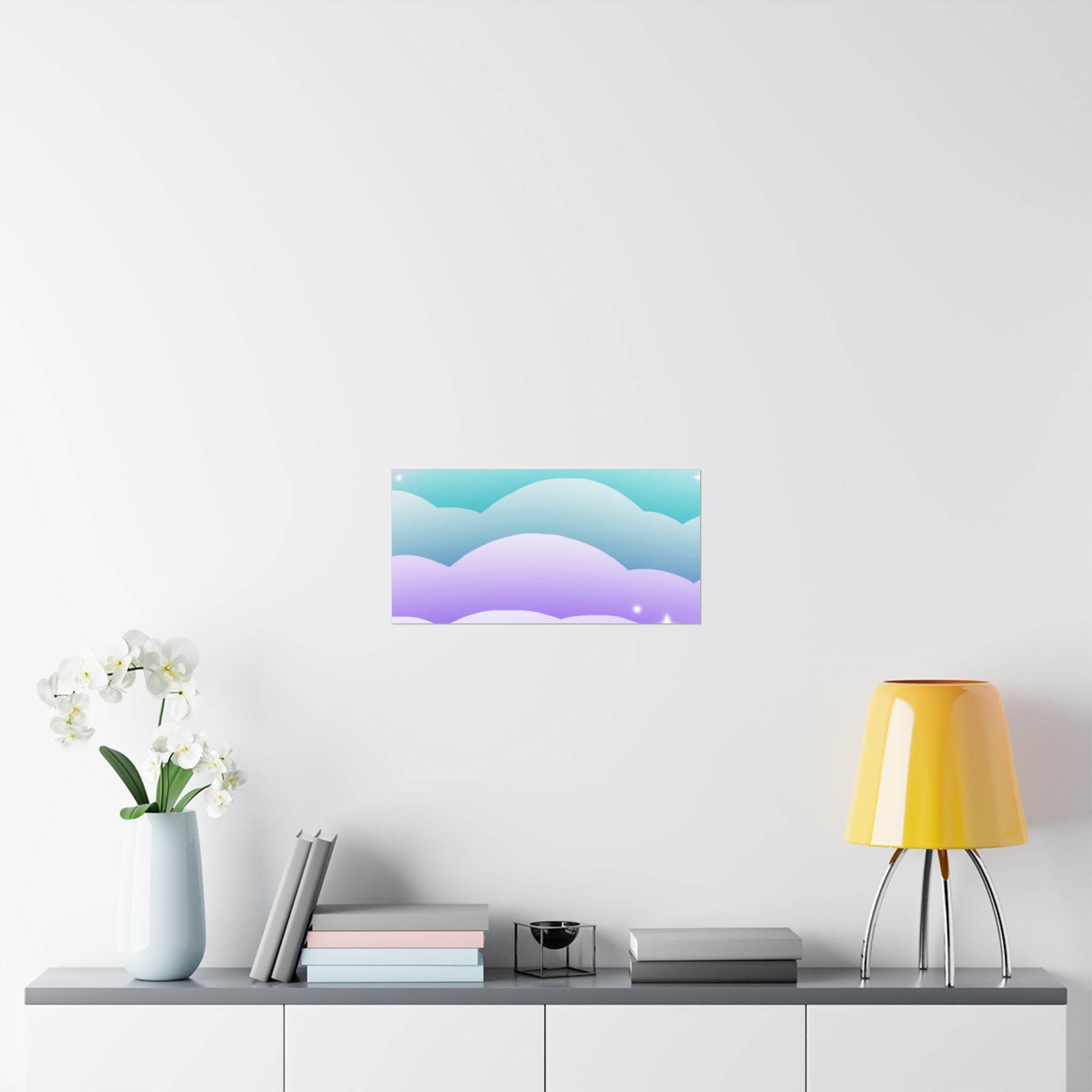 Cloudscape Matte Horizontal Posters - Esmeralda Ecostore