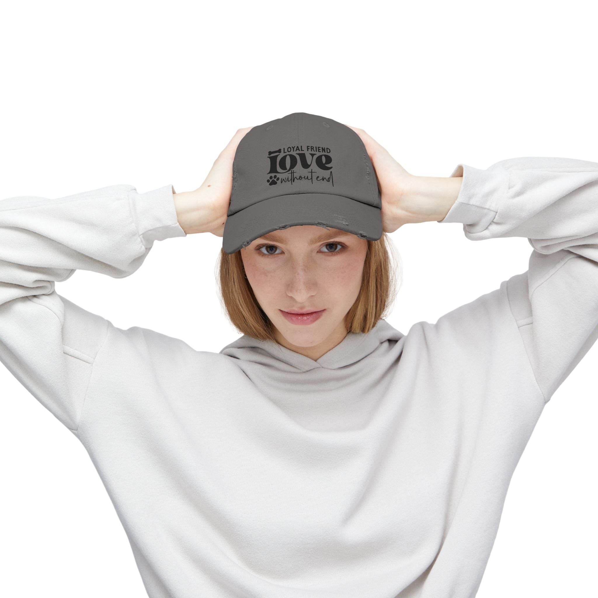 Pet Love Unisex Distressed Cap