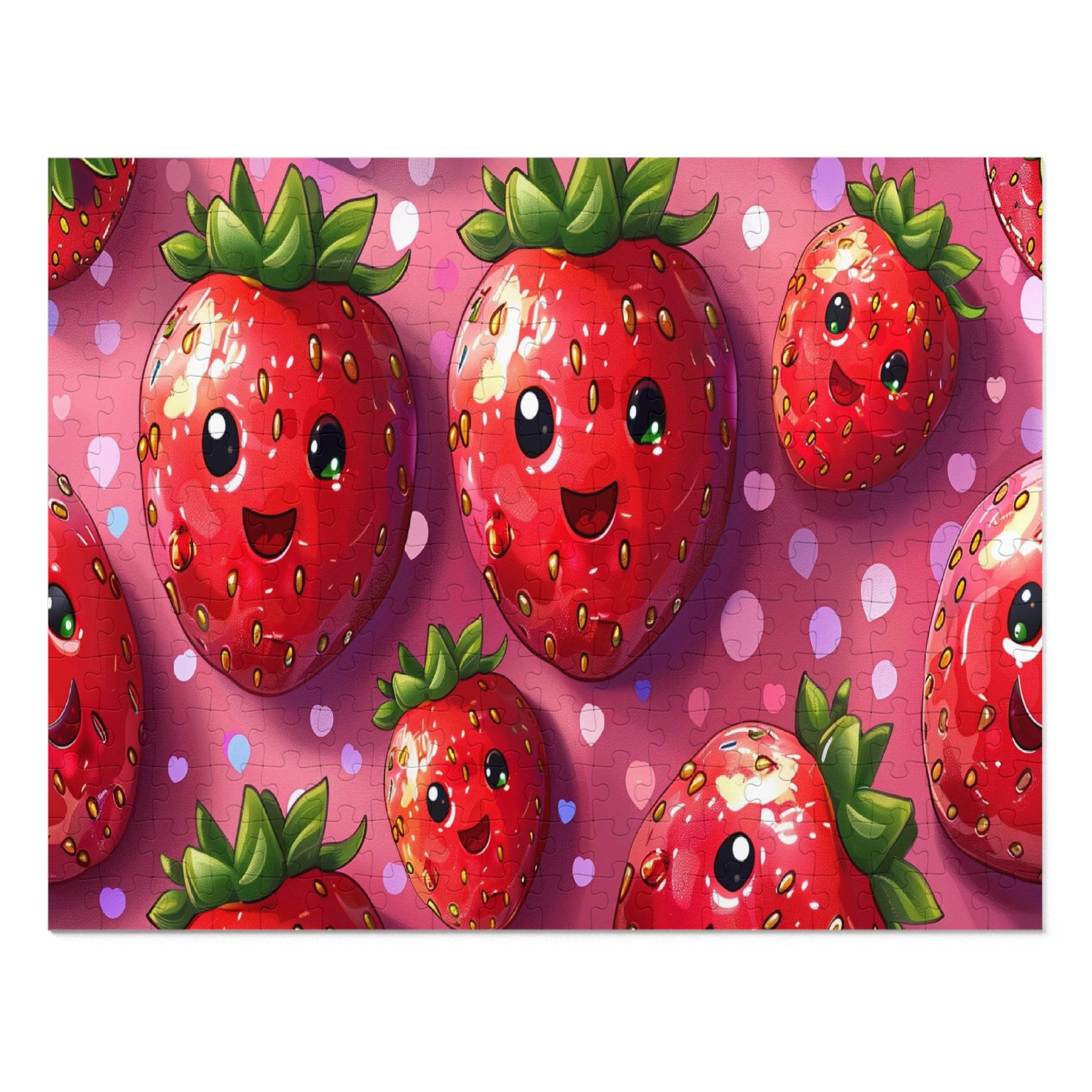 Kawaii Strawberry Jigsaw Puzzle - Esmeralda Ecostore