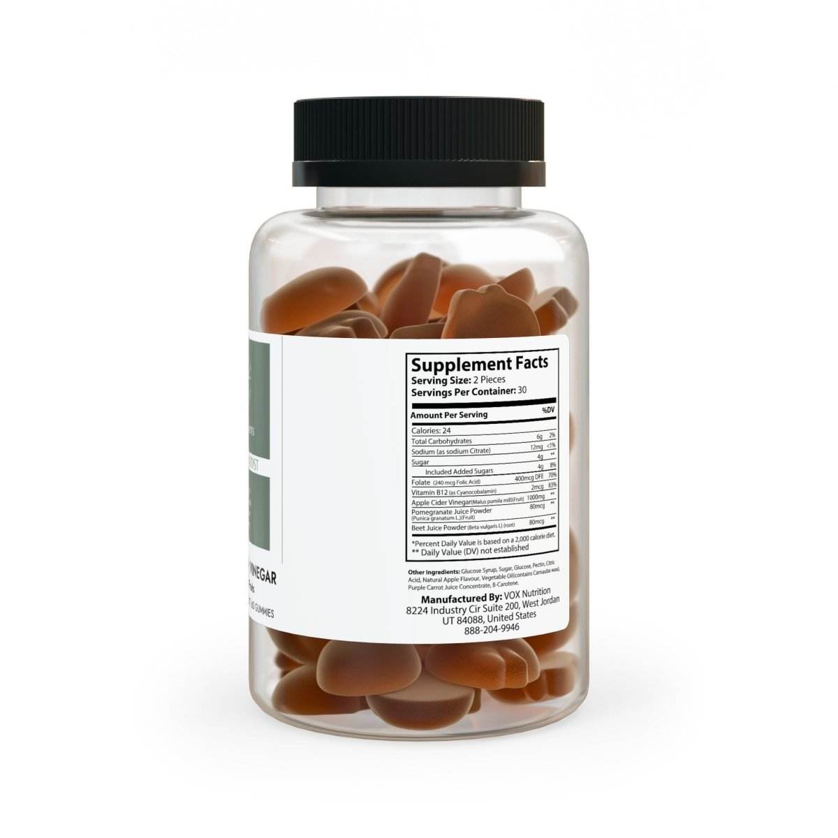 Energy Boost Apple Cider Vinegar Gummies - Supplements - Esmeralda Ecostore