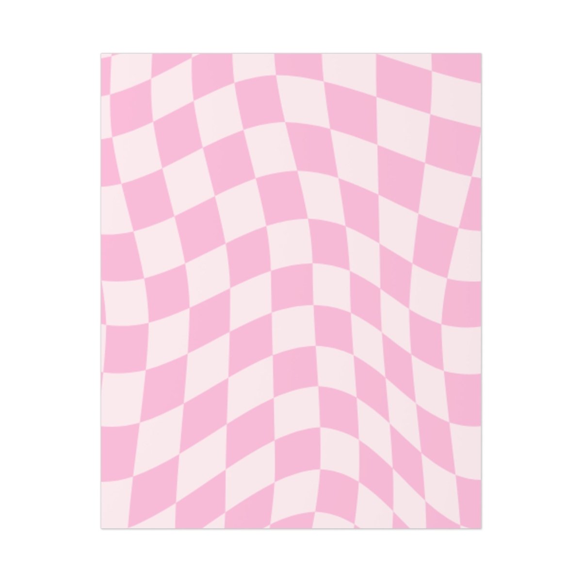 Bubblegum Grid Uncoated Posters