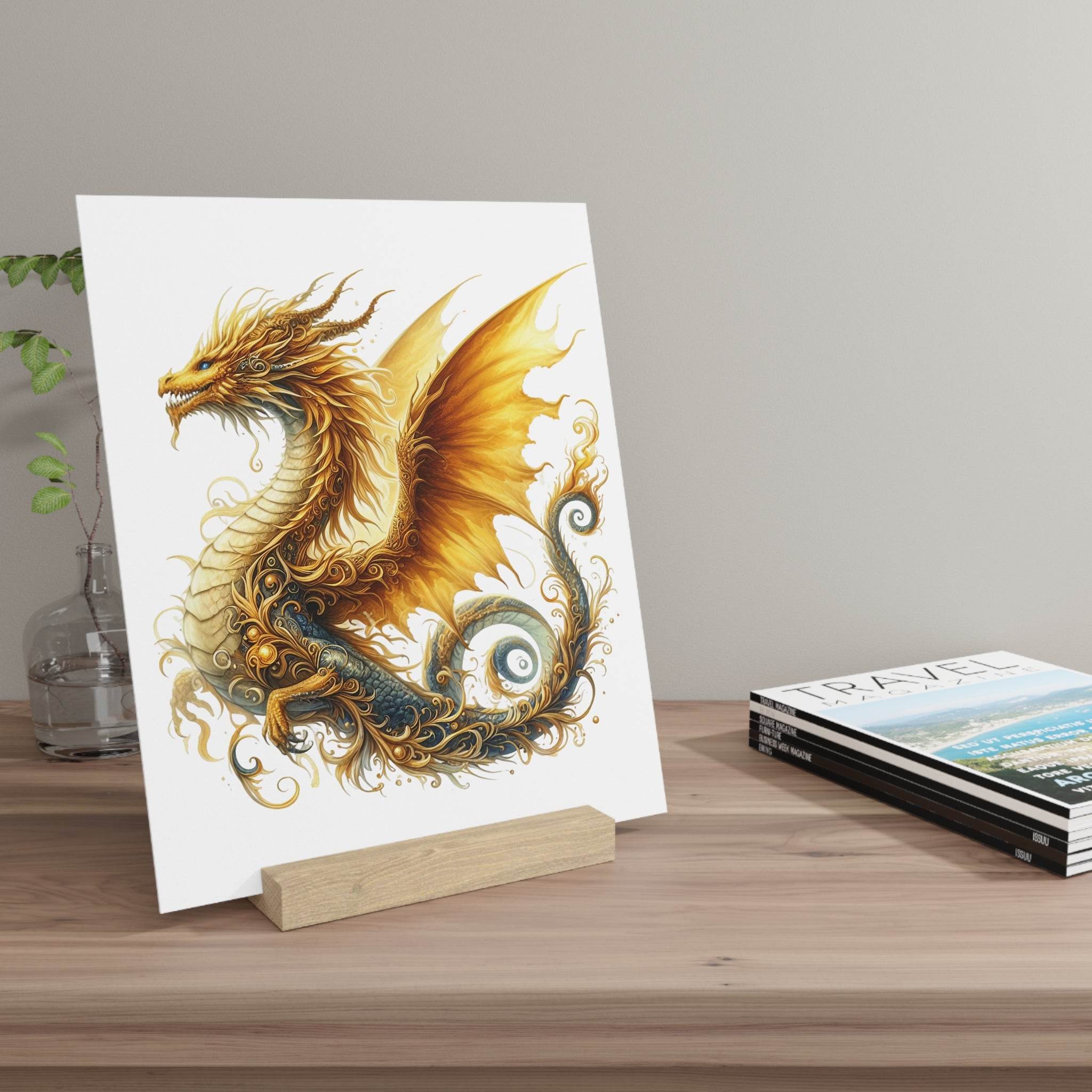 Dragon's Majesty Gallery Board with Stand - Home Decor - Esmeralda Ecostore