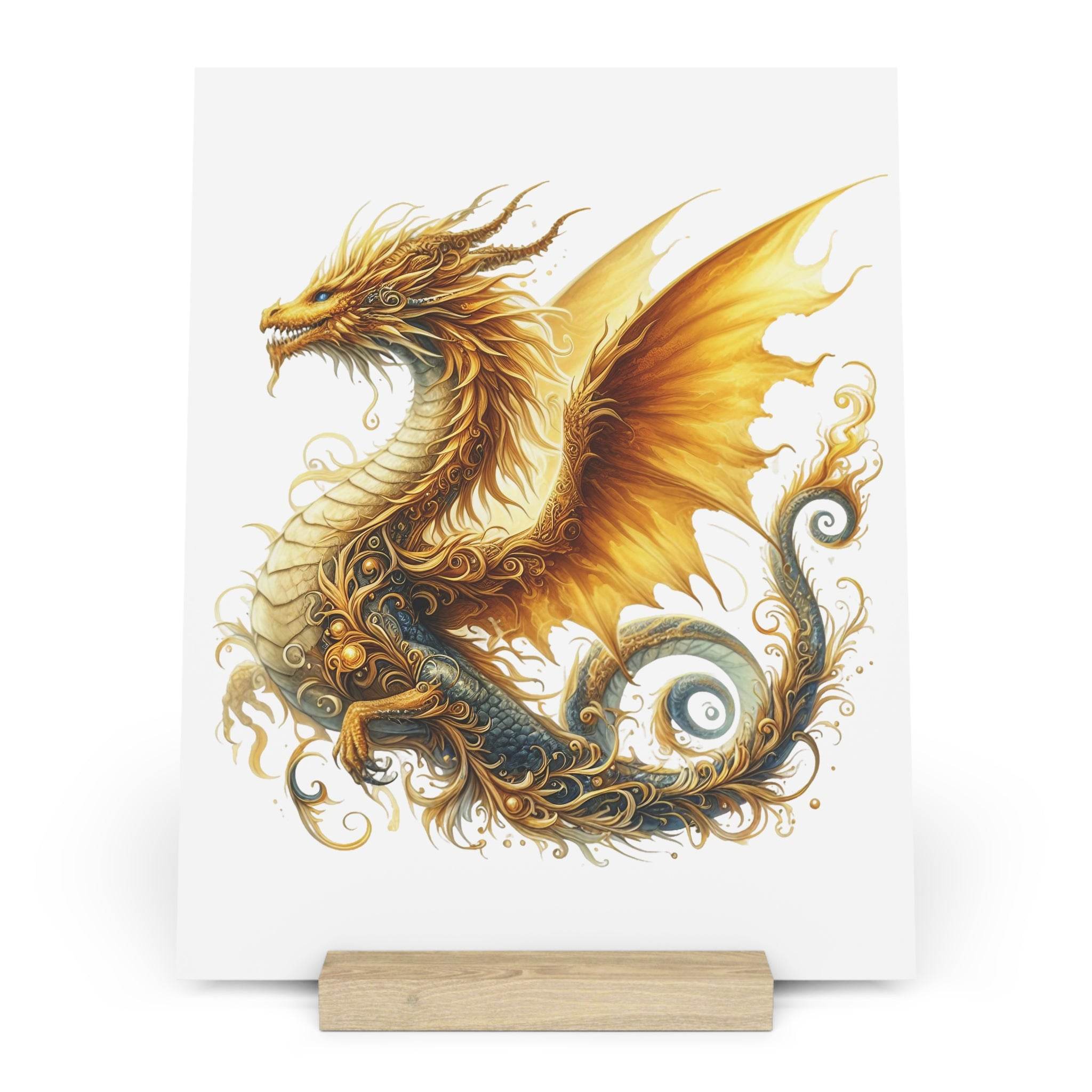 Dragon's Majesty Gallery Board with Stand - Home Decor - Esmeralda Ecostore