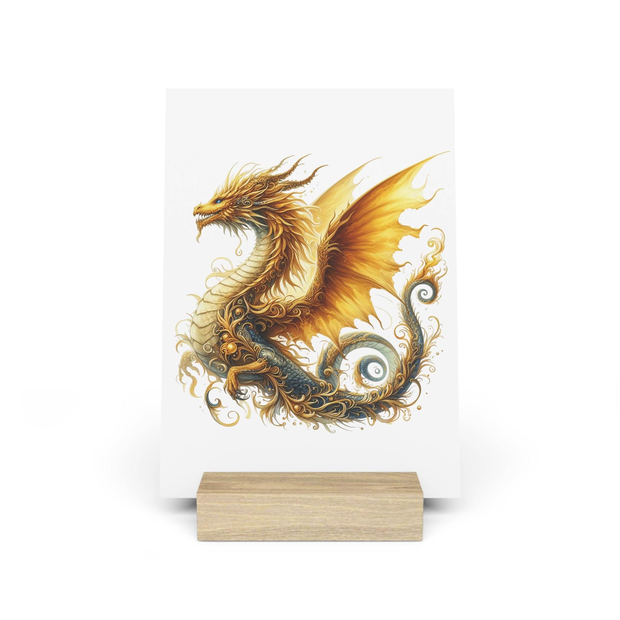 Dragon's Majesty Gallery Board with Stand - Home Decor - Esmeralda Ecostore
