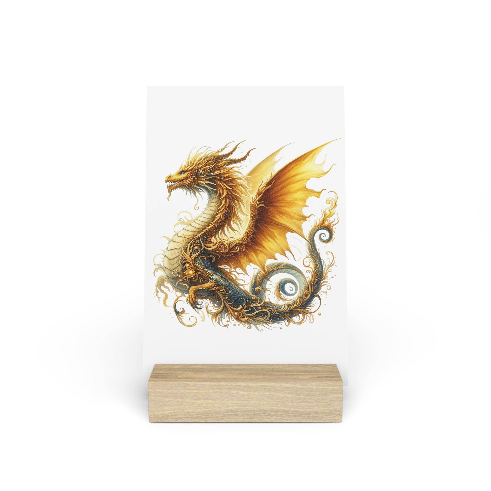 Dragon's Majesty Gallery Board with Stand - Home Decor - Esmeralda Ecostore