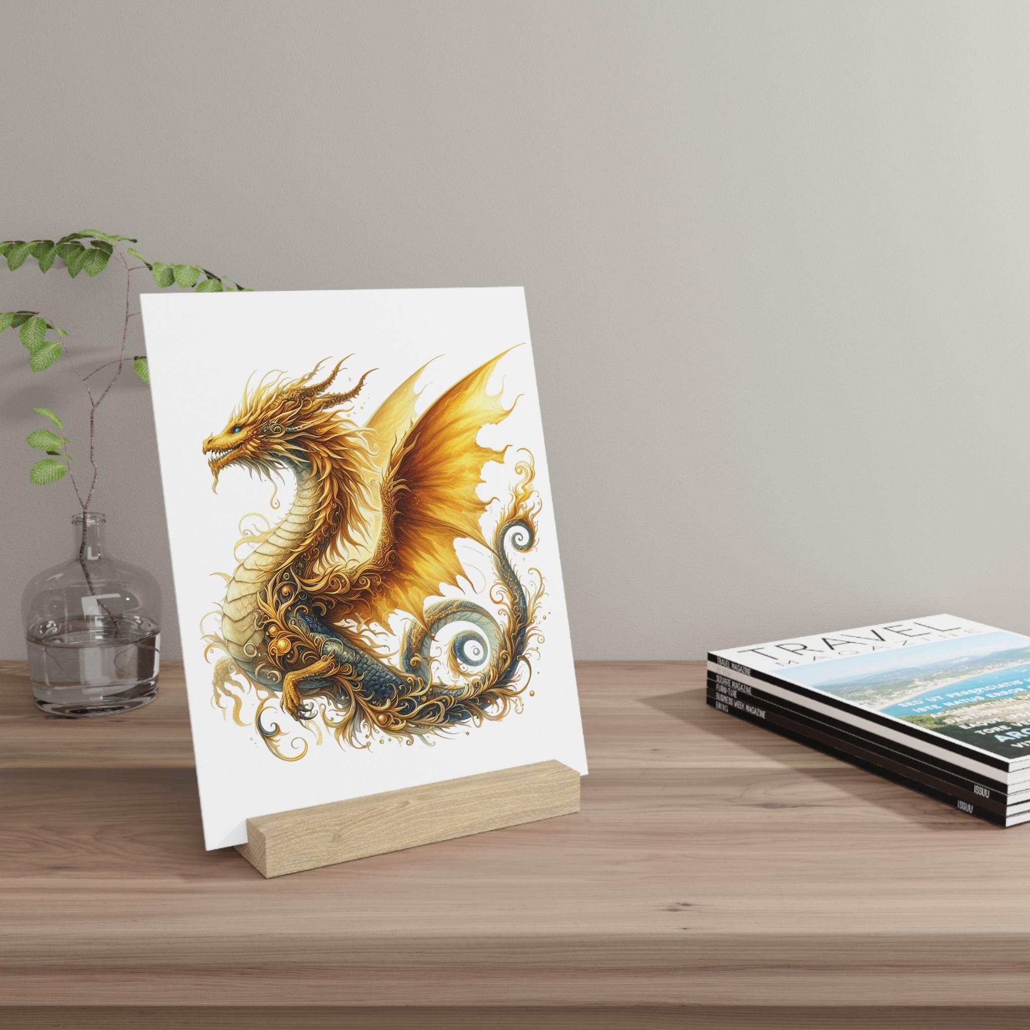 Dragon's Majesty Gallery Board with Stand - Home Decor - Esmeralda Ecostore