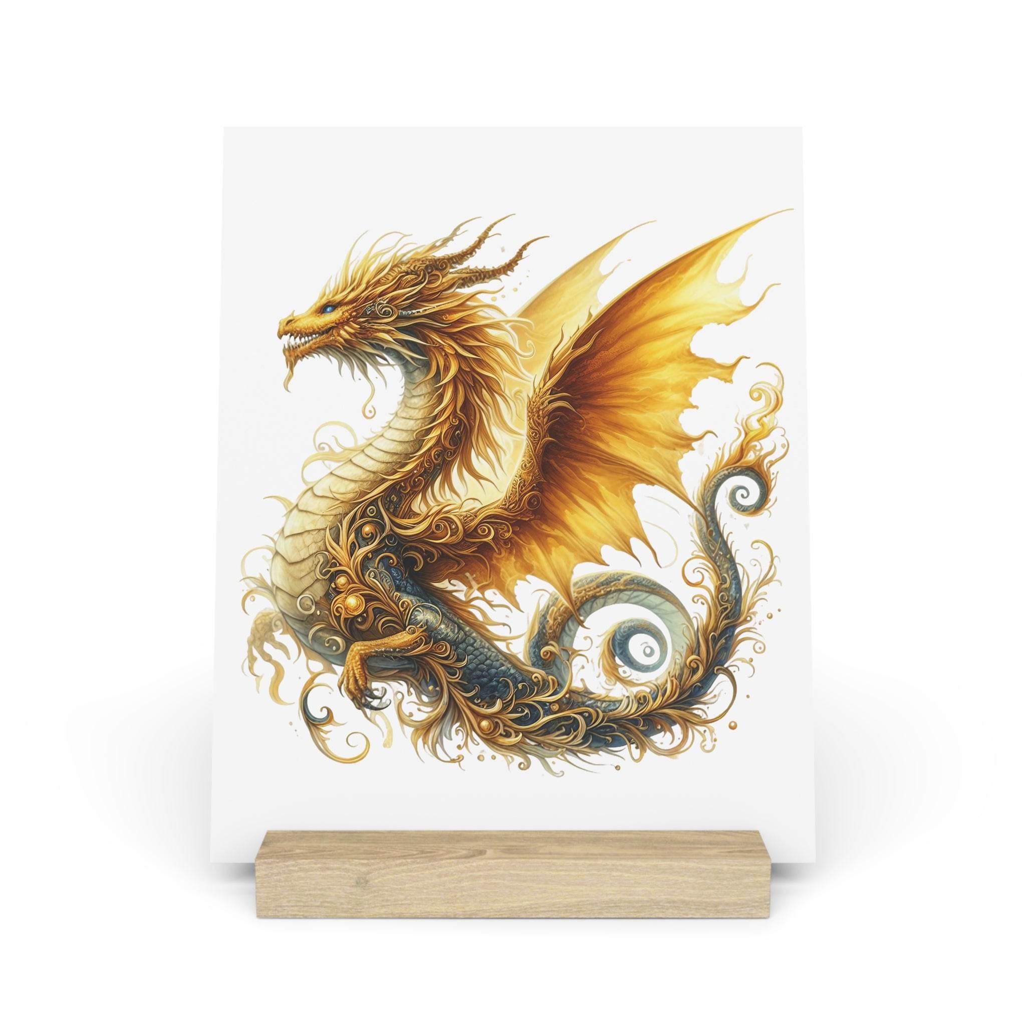 Dragon's Majesty Gallery Board with Stand - Home Decor - Esmeralda Ecostore