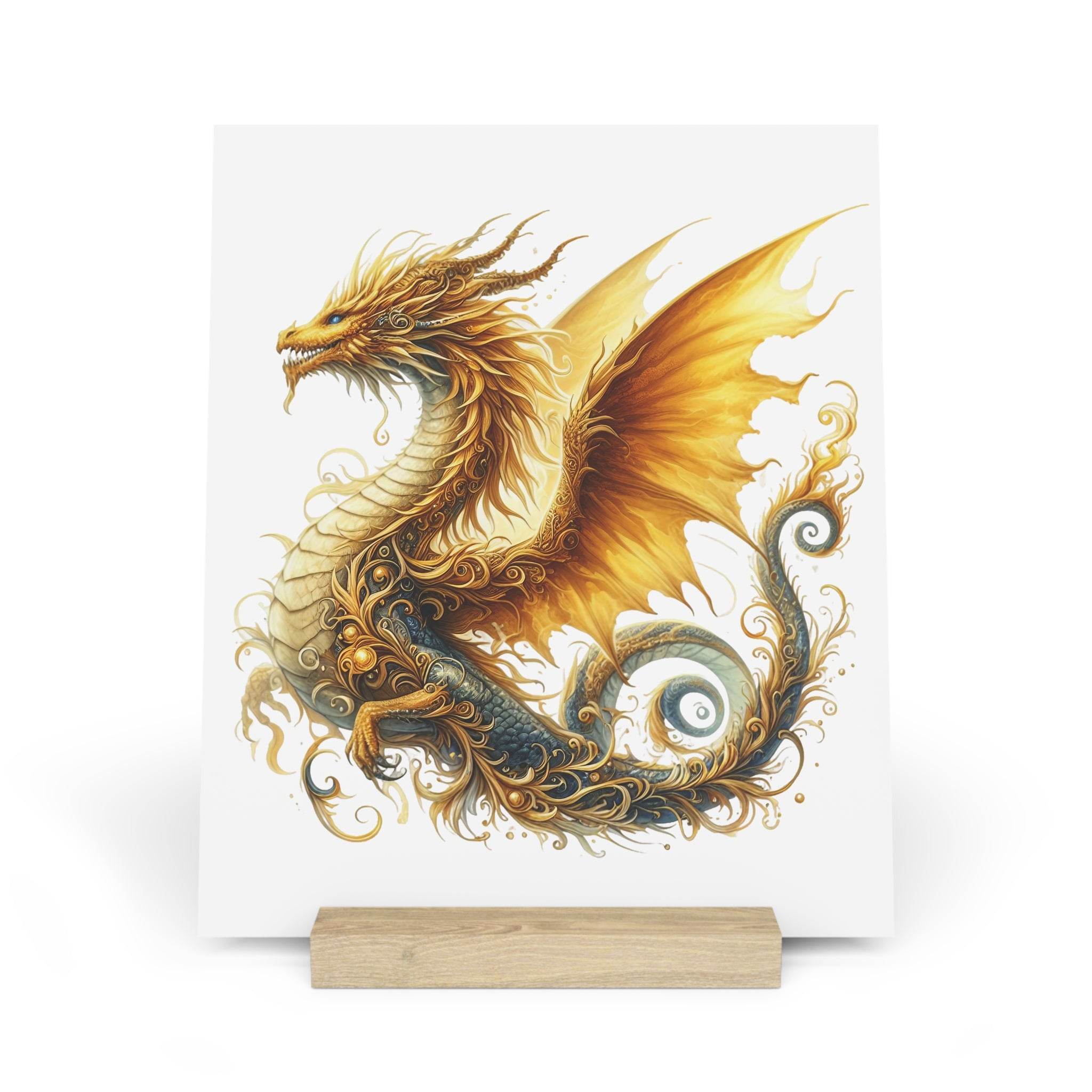 Dragon's Majesty Gallery Board with Stand - Home Decor - Esmeralda Ecostore