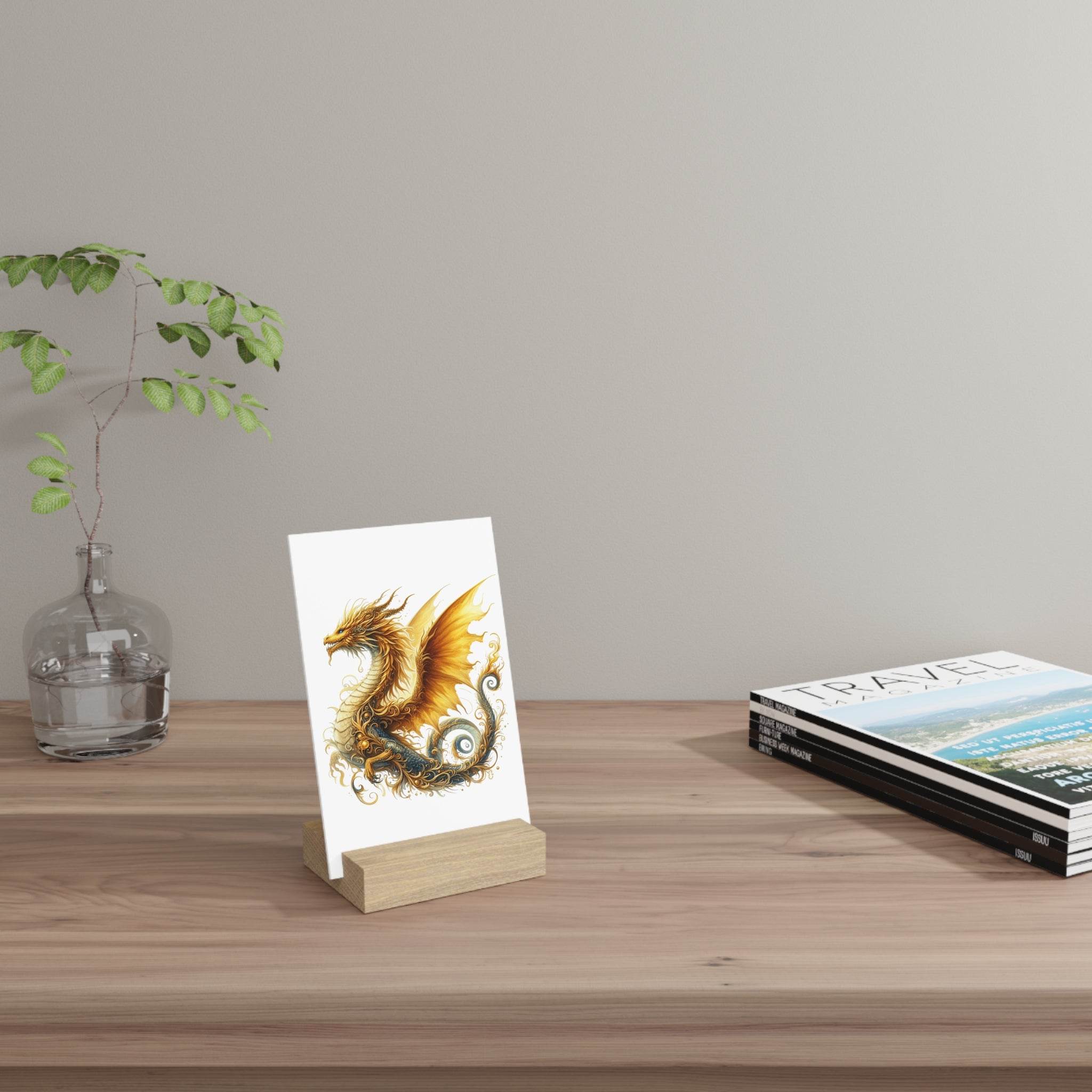 Dragon's Majesty Gallery Board with Stand - Home Decor - Esmeralda Ecostore