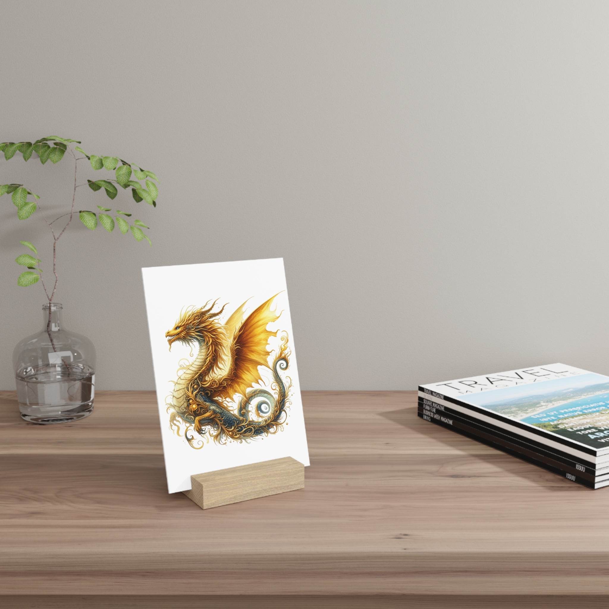 Dragon's Majesty Gallery Board with Stand - Home Decor - Esmeralda Ecostore