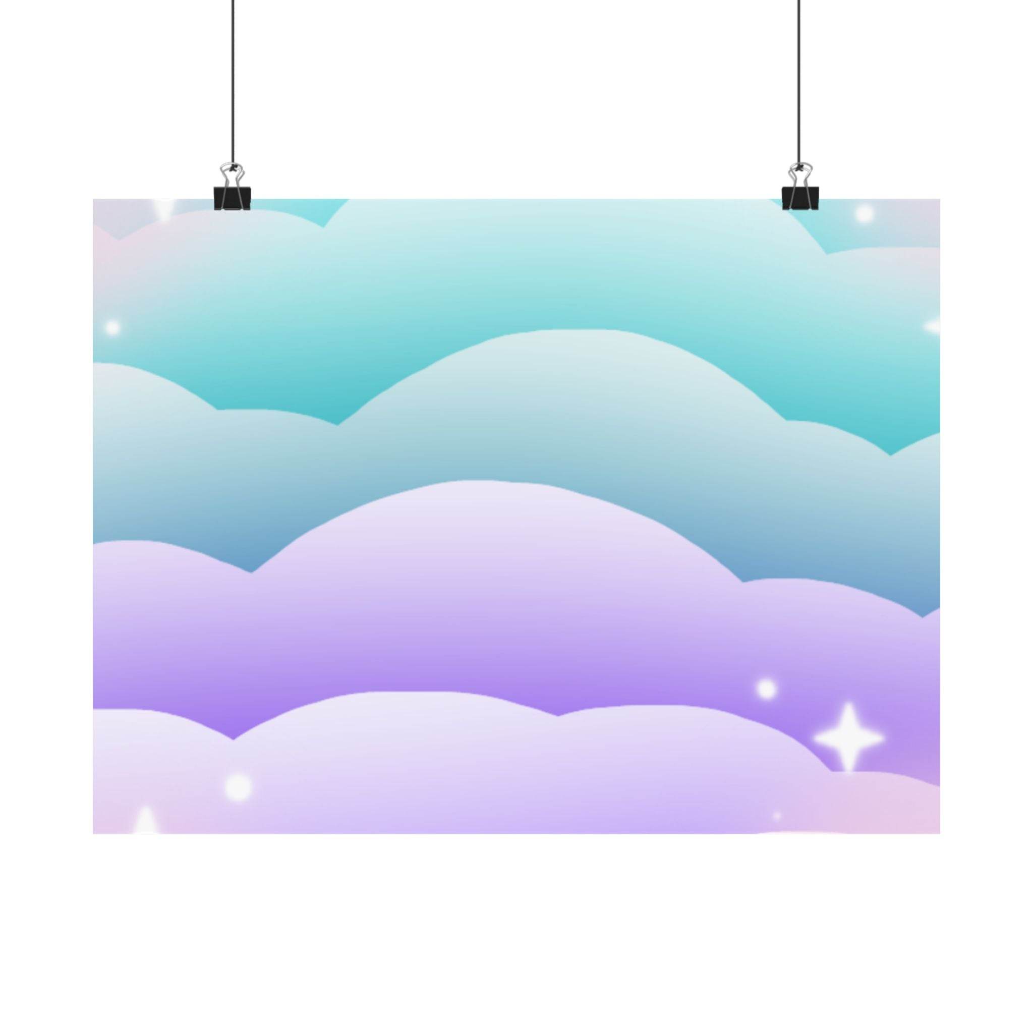 Cloudscape Matte Horizontal Posters - Posters - Esmeralda Ecostore