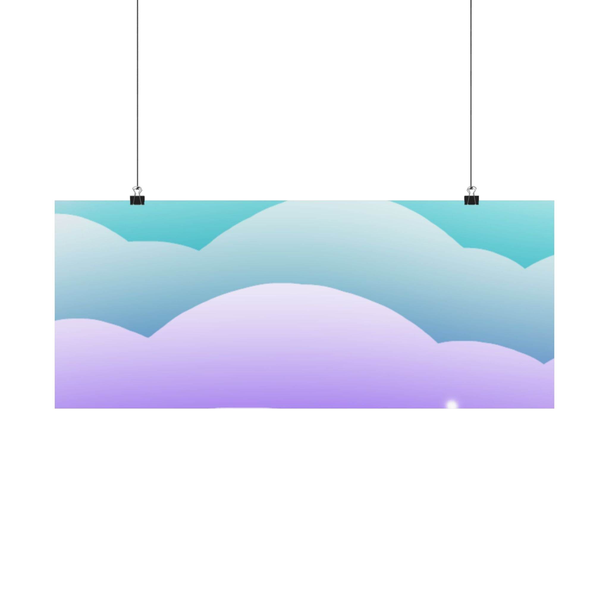 Cloudscape Matte Horizontal Posters - Posters - Esmeralda Ecostore
