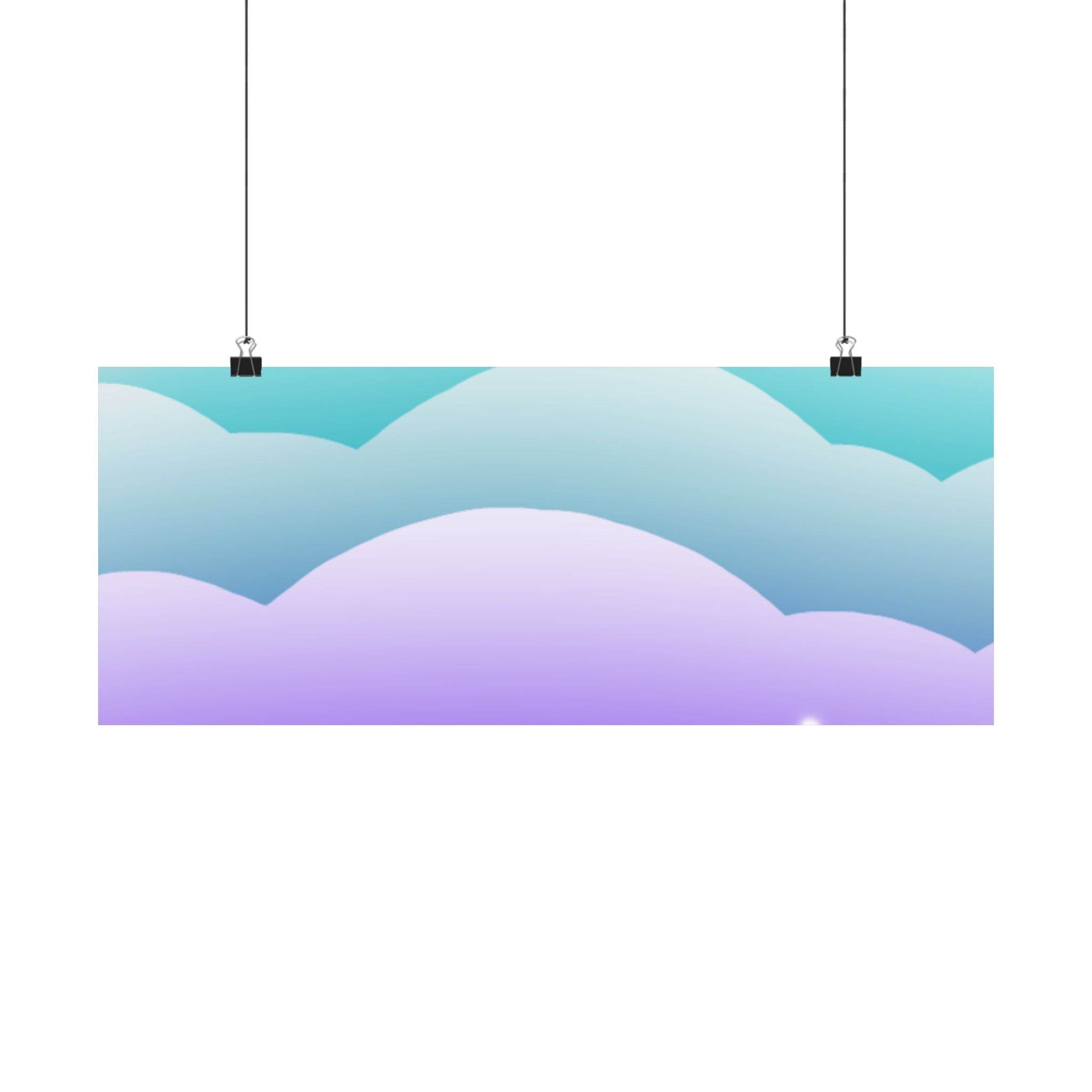 Cloudscape Matte Horizontal Posters - Posters - Esmeralda Ecostore