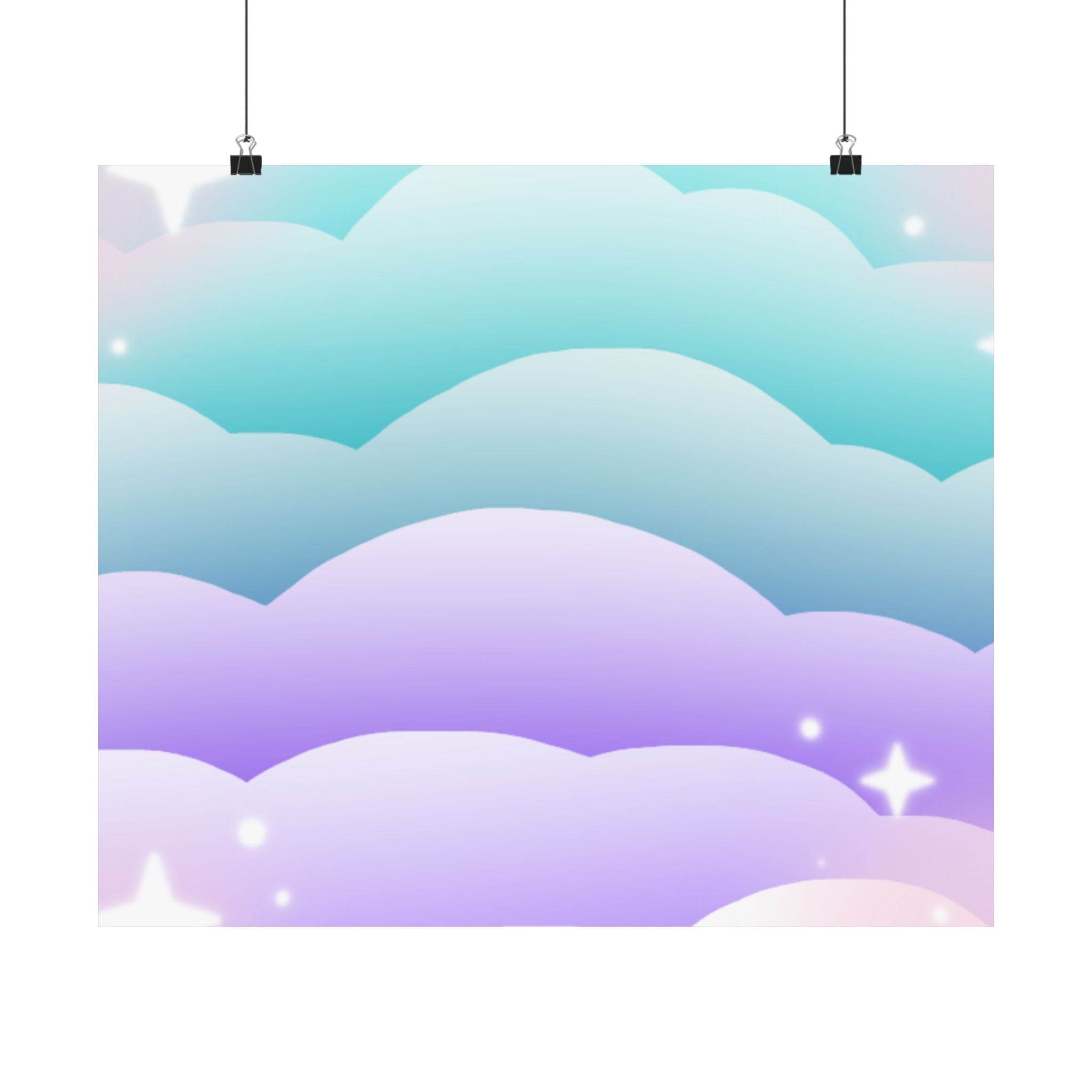 Cloudscape Matte Horizontal Posters - Posters - Esmeralda Ecostore