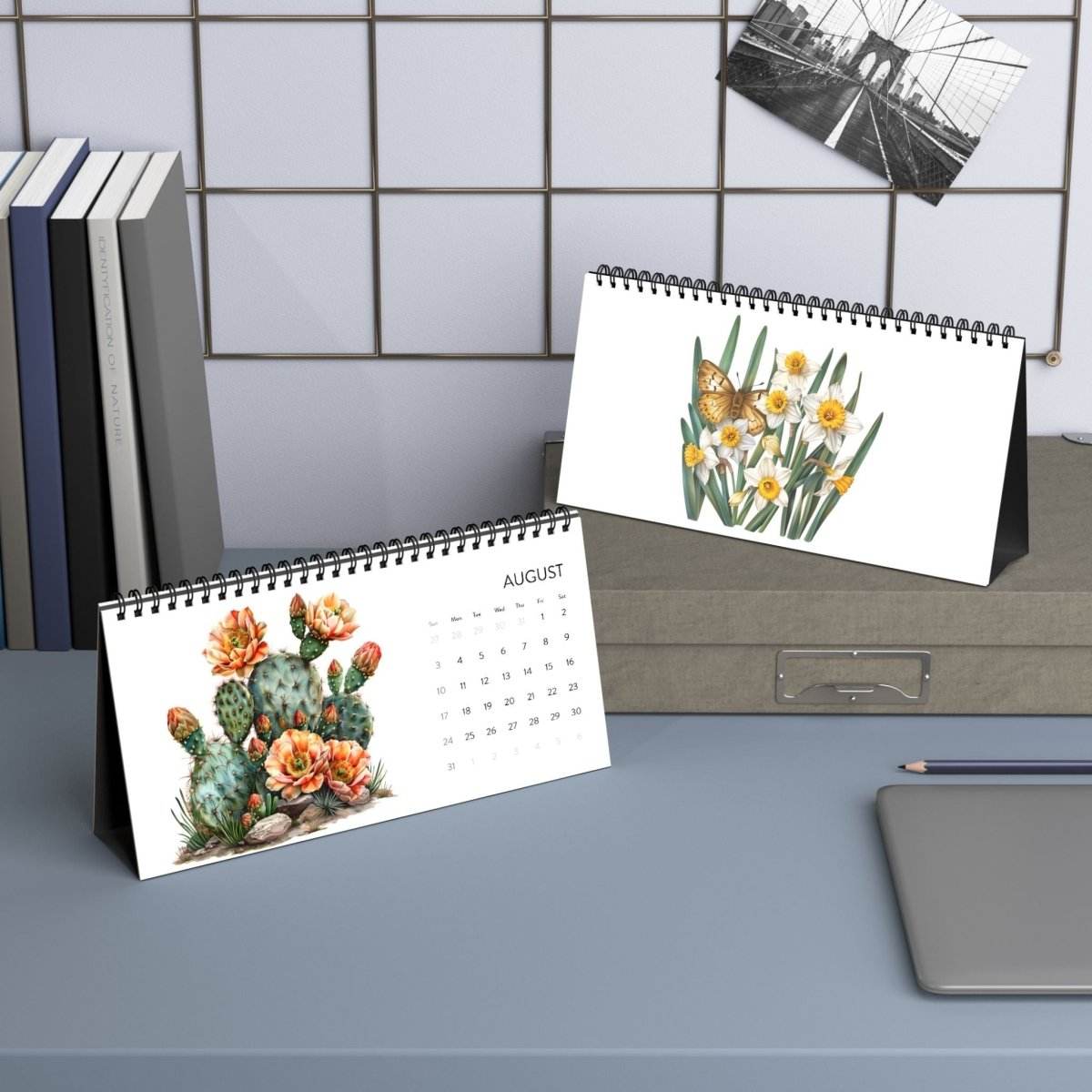 Floral Inspiration Desktop Calendar 2025 - Stationery Accessories - Esmeralda Ecostore