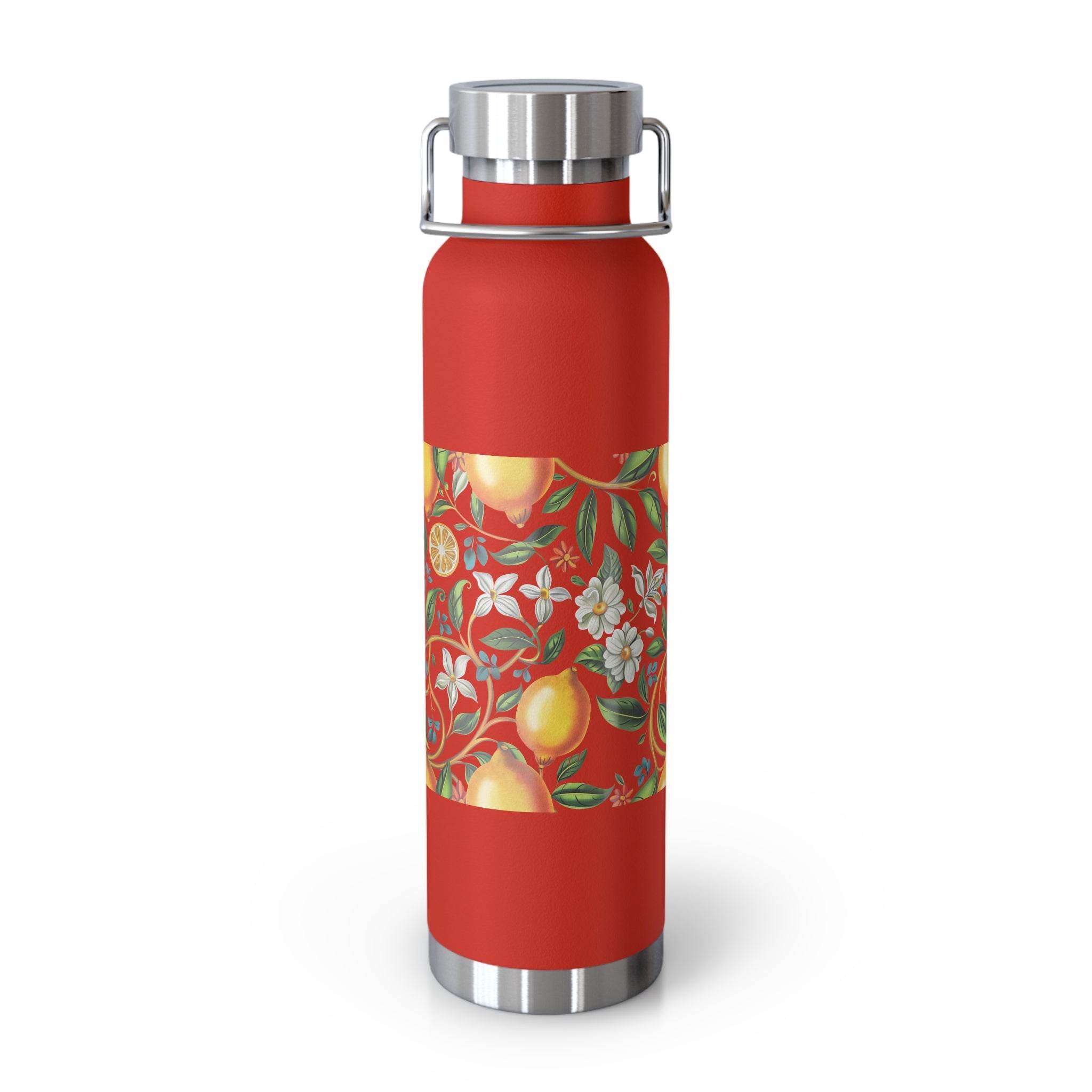 Citrus Bloom Copper Vacuum Insulated Bottle - Bottles & Tumblers - Esmeralda Ecostore