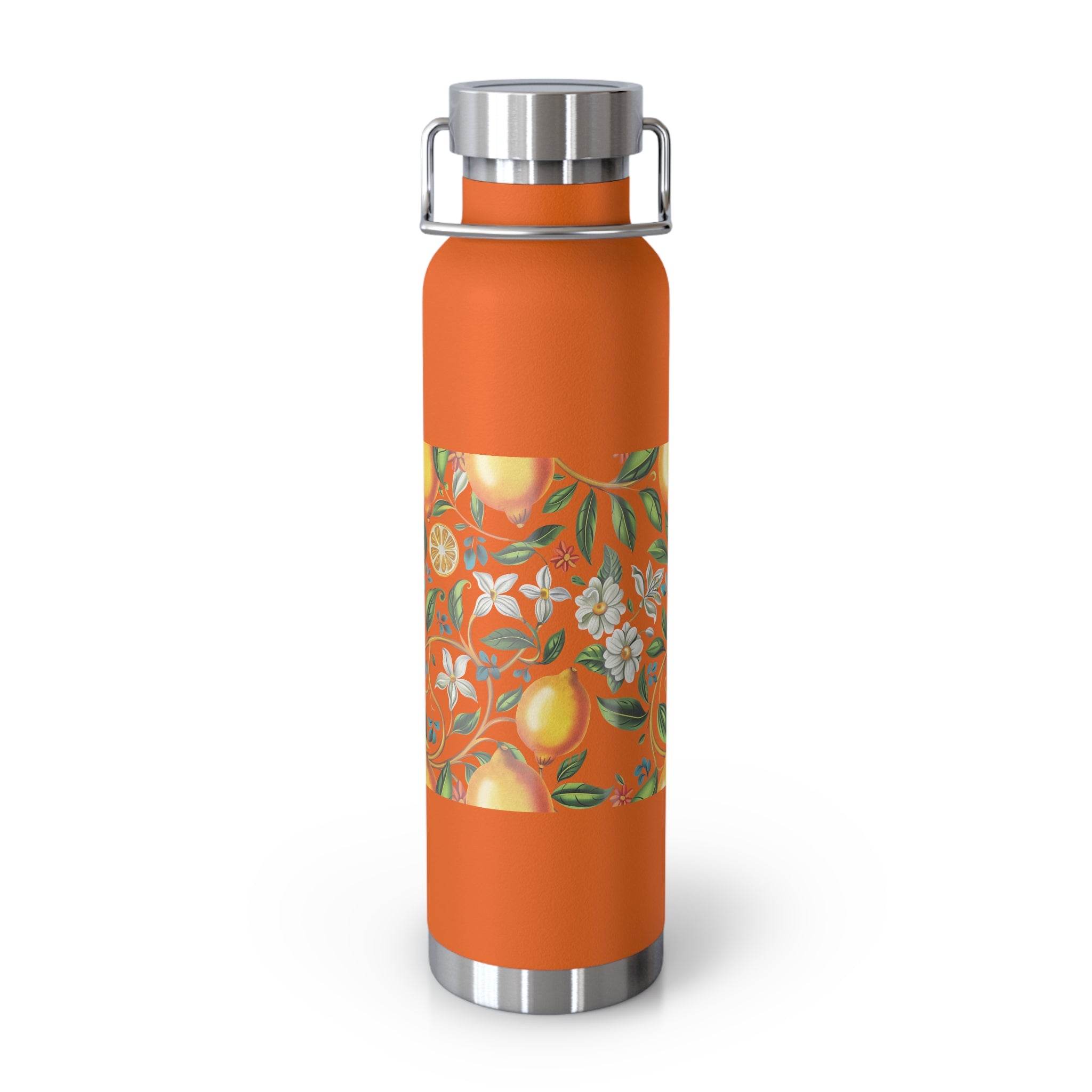 Citrus Bloom Copper Vacuum Insulated Bottle - Bottles & Tumblers - Esmeralda Ecostore