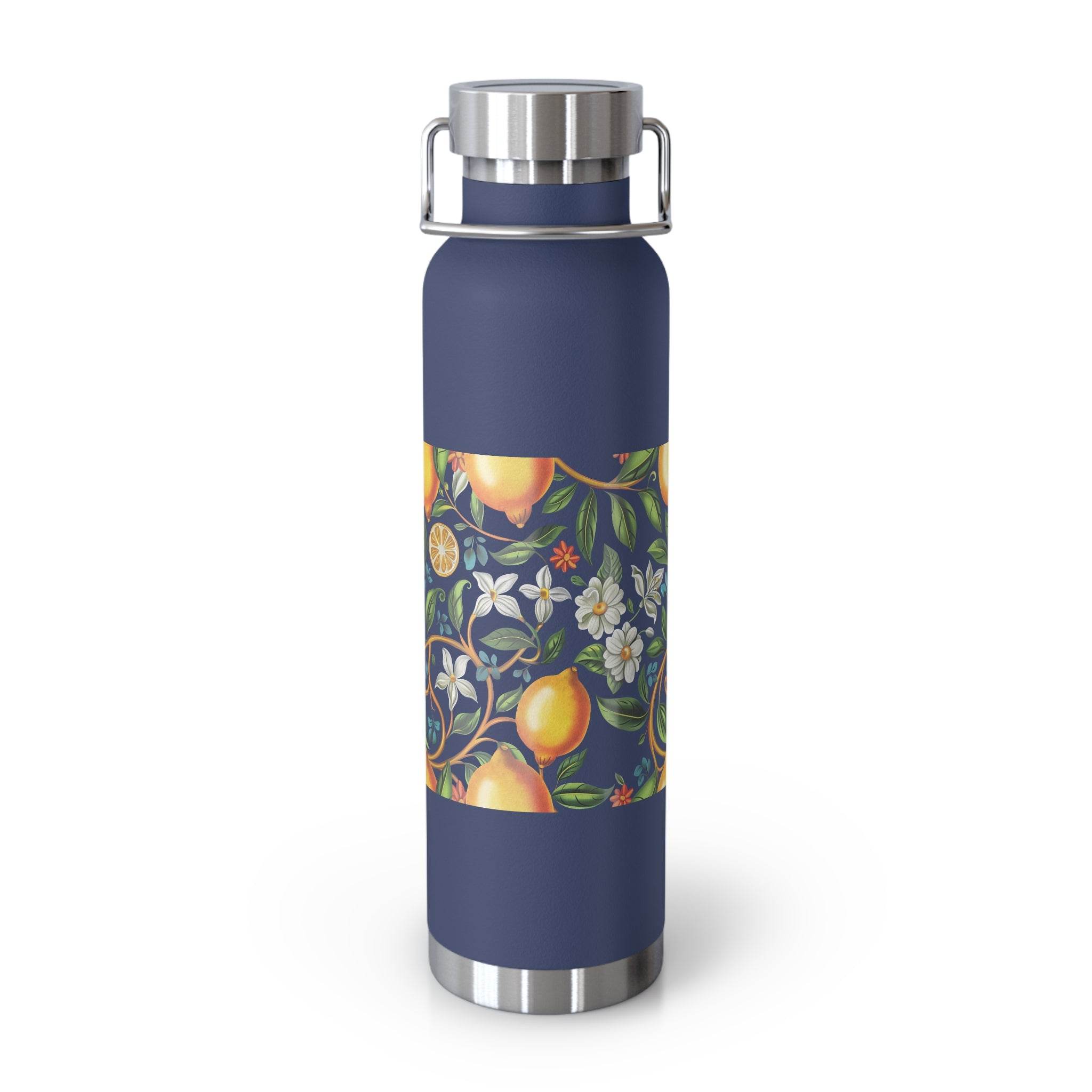 Citrus Bloom Copper Vacuum Insulated Bottle - Bottles & Tumblers - Esmeralda Ecostore