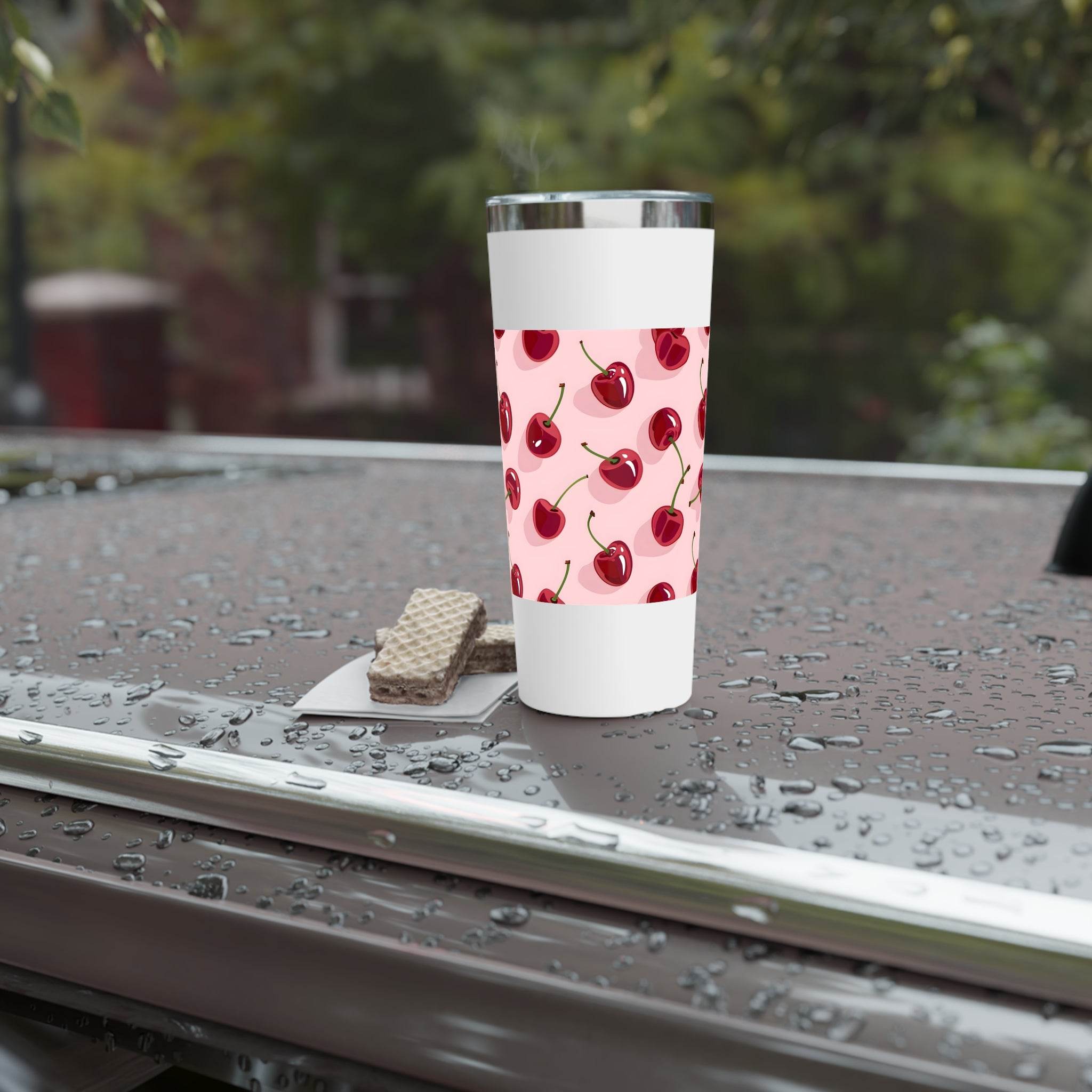 Life's a Cherry Copper Vacuum Insulated Tumbler - Bottles & Tumblers - Esmeralda Ecostore