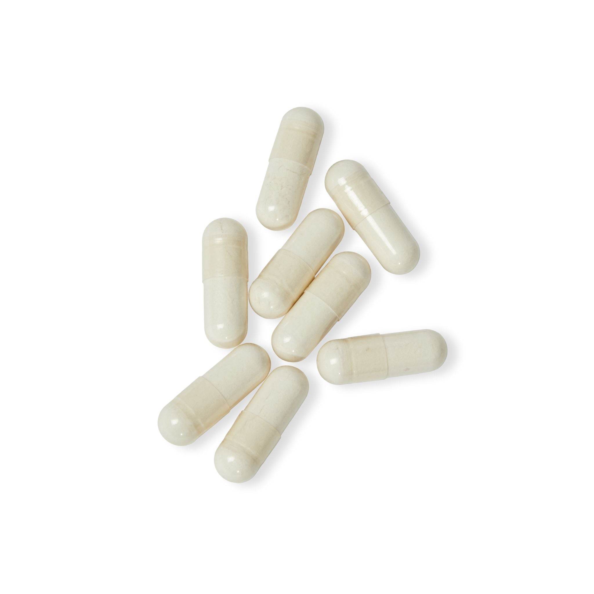 Printify non-GMO 5-HTP supplement capsules shown on a white background