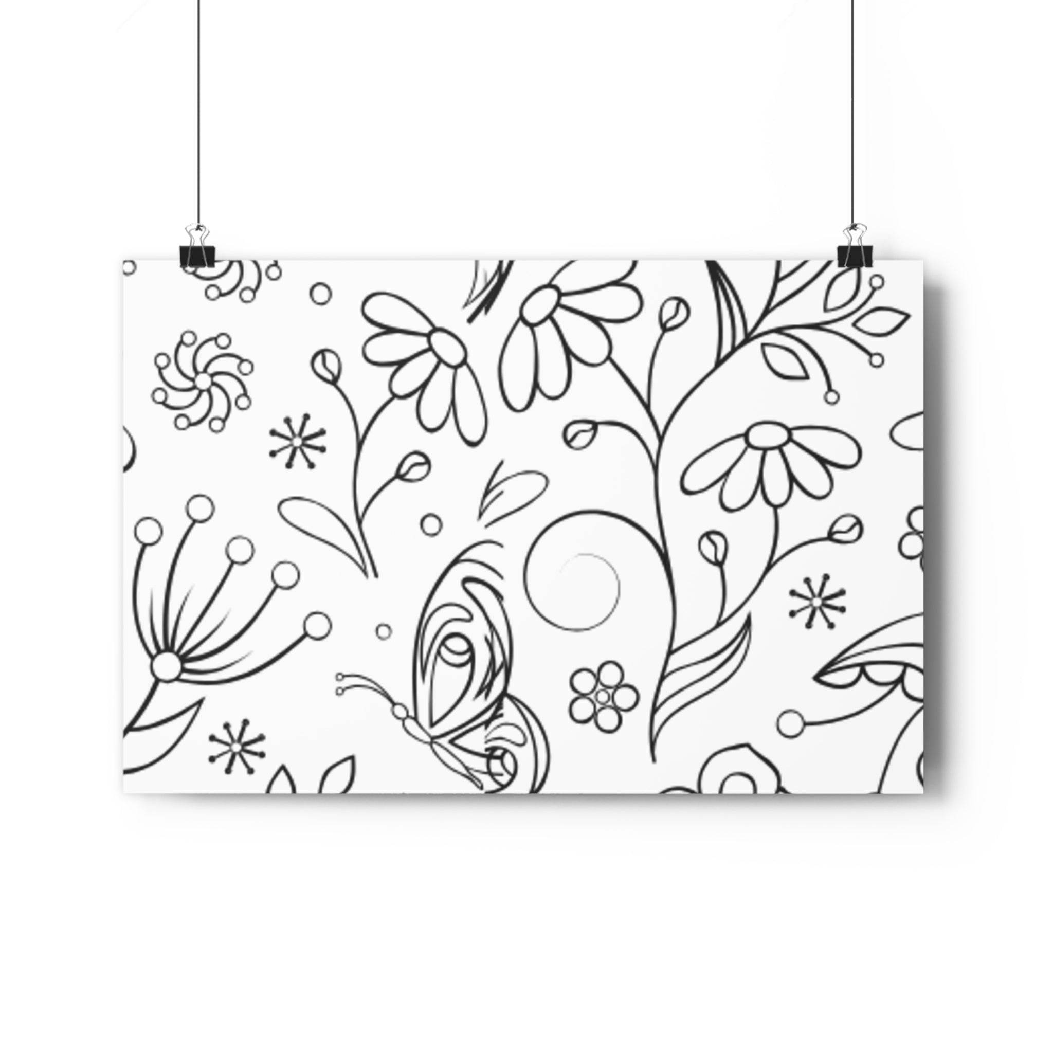 Flights of Fancy Paper Poster - Posters - Esmeralda Ecostore