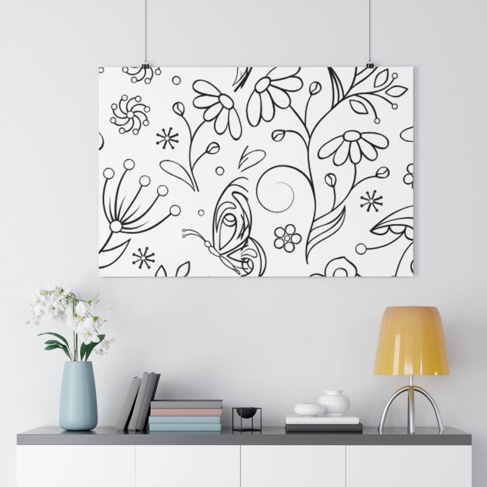 Flights of Fancy Paper Poster - Posters - Esmeralda Ecostore