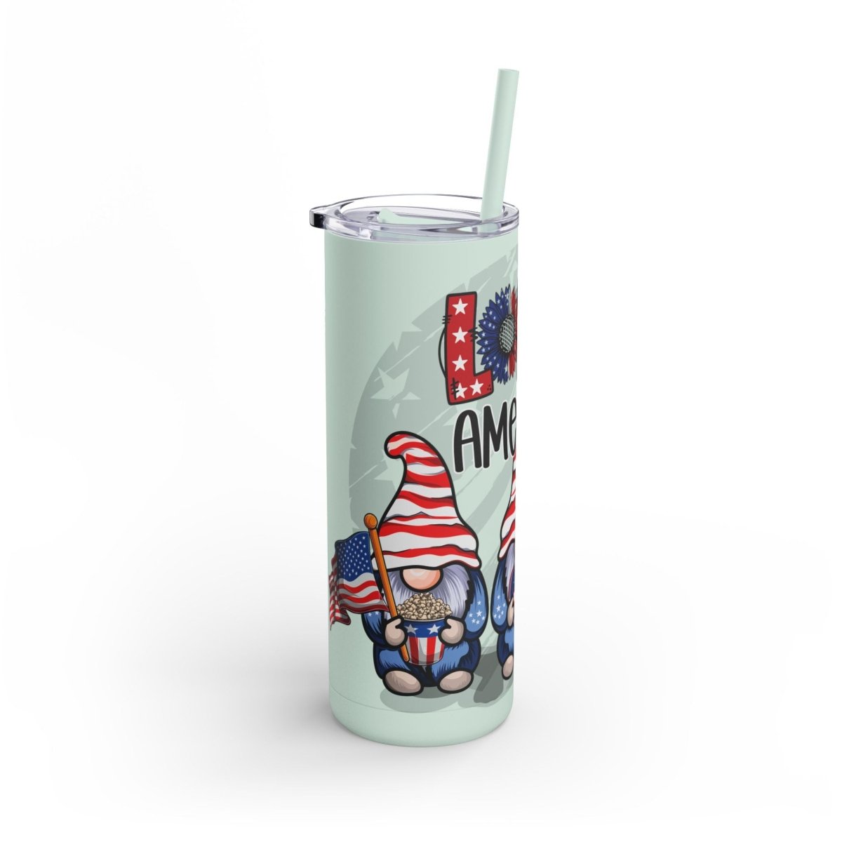Love America Maars Maker Skinny Matte Tumbler