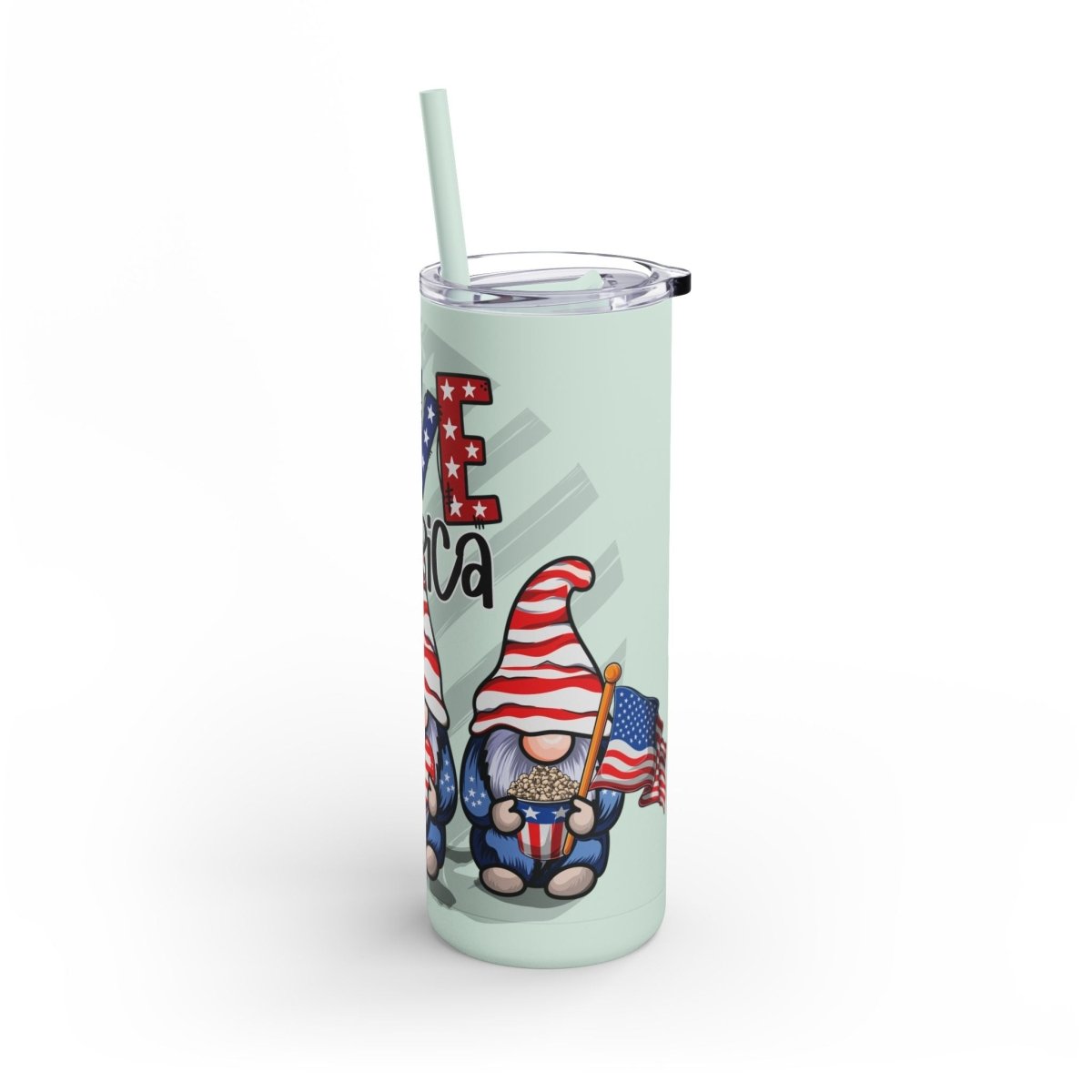Love America Maars Maker Skinny Matte Tumbler