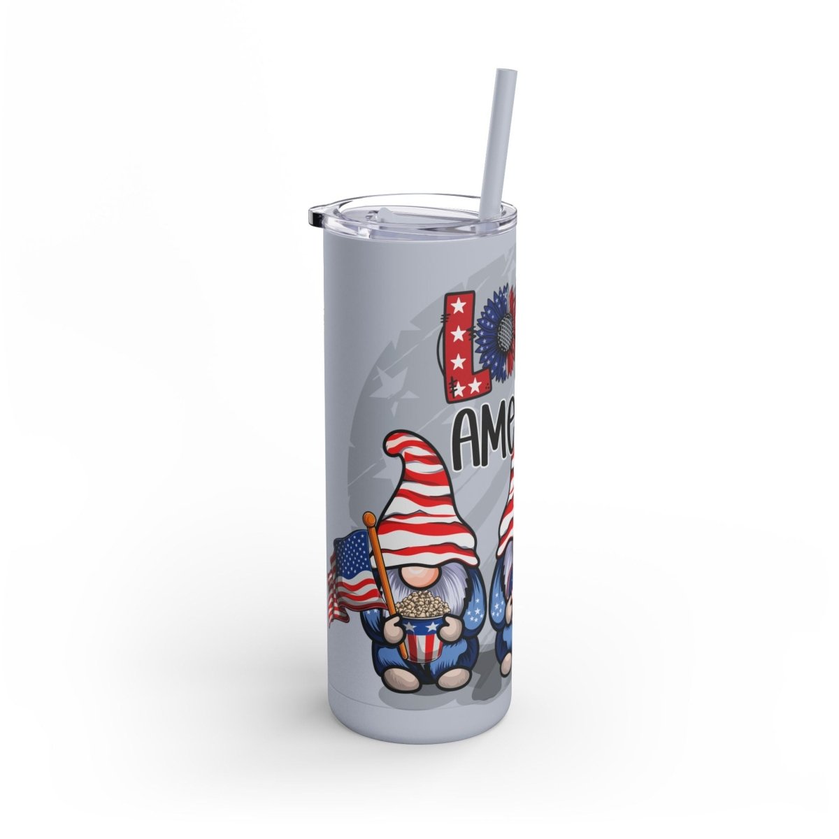 Love America Maars Maker Skinny Matte Tumbler