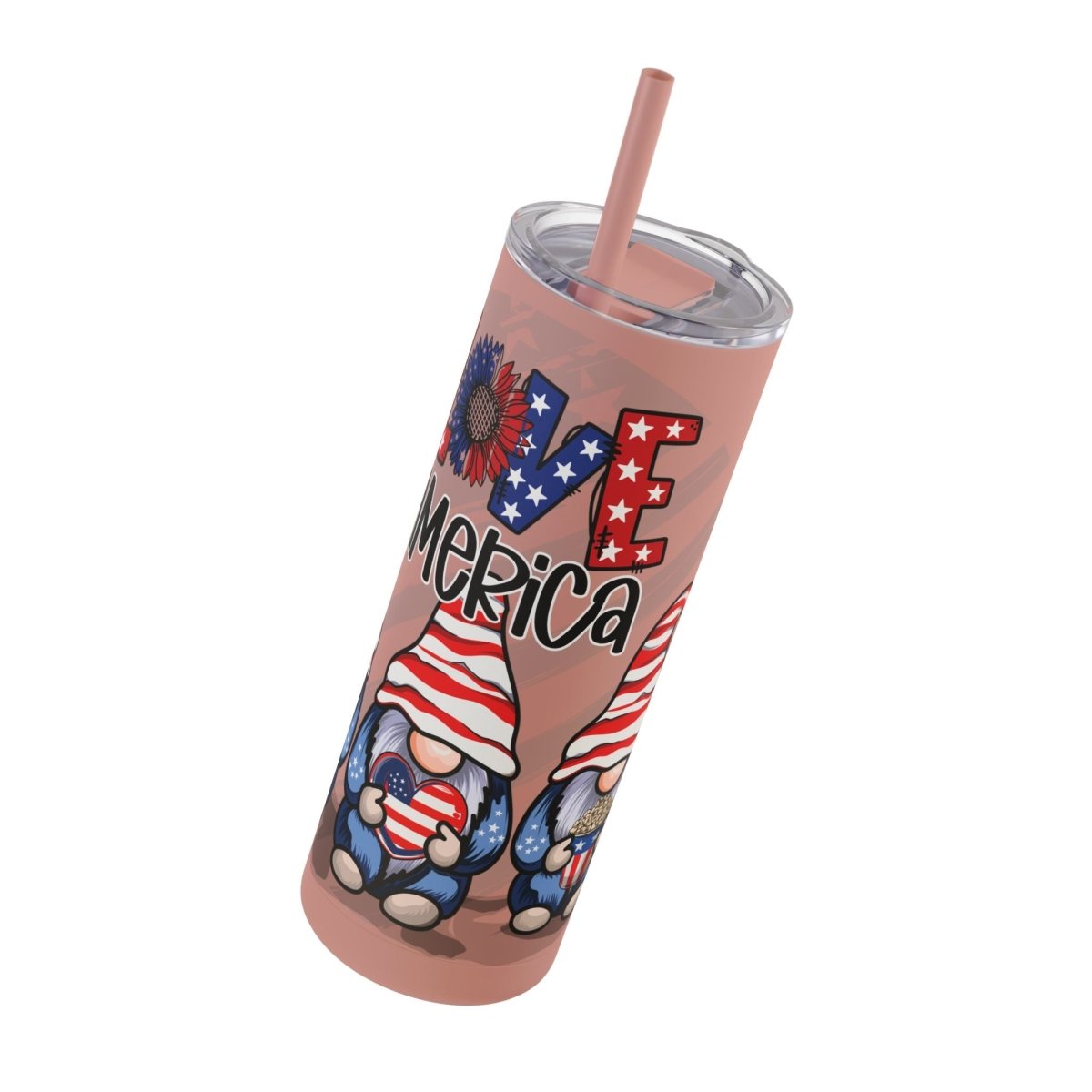 Love America Maars Maker Skinny Matte Tumbler
