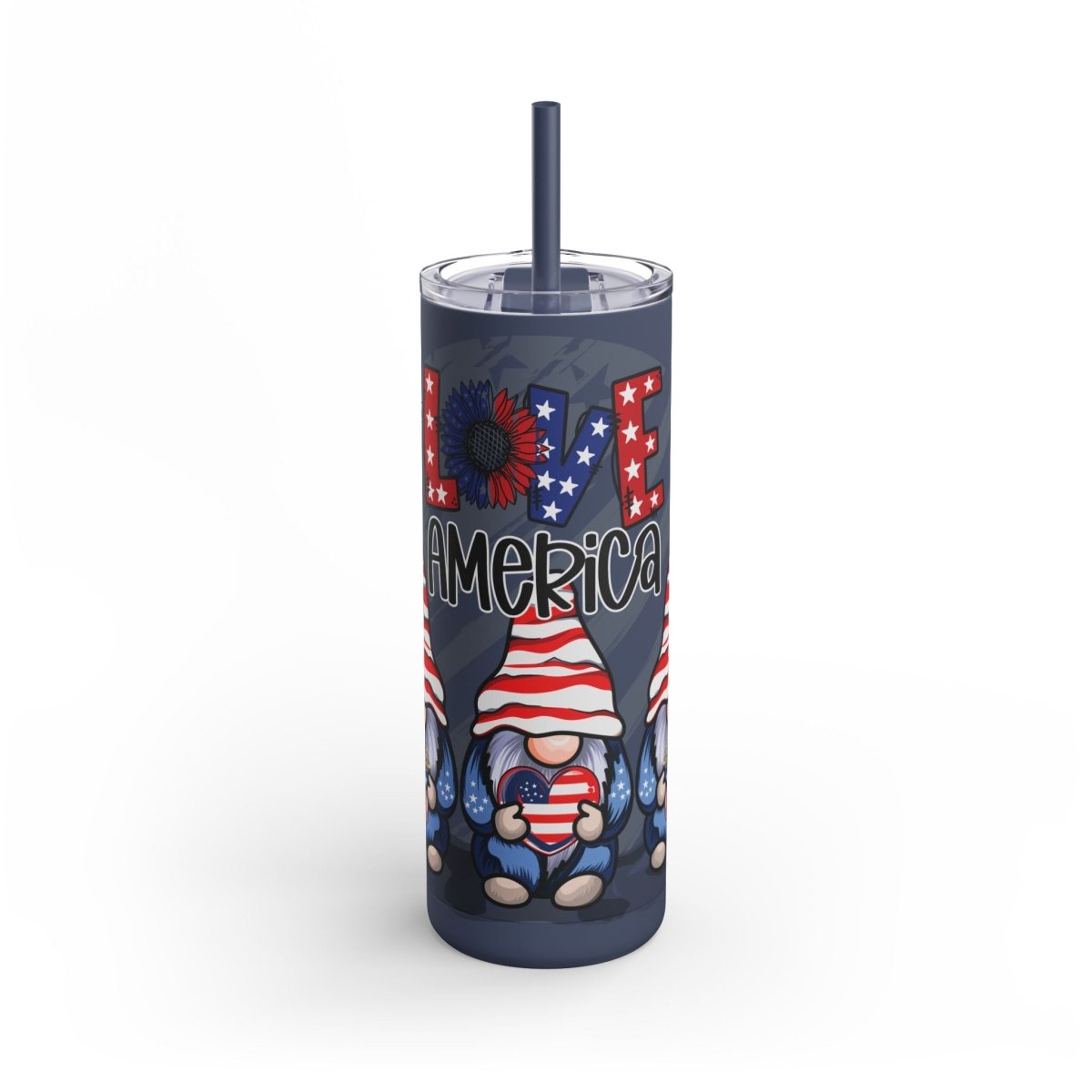 Love America Maars Maker Skinny Matte Tumbler