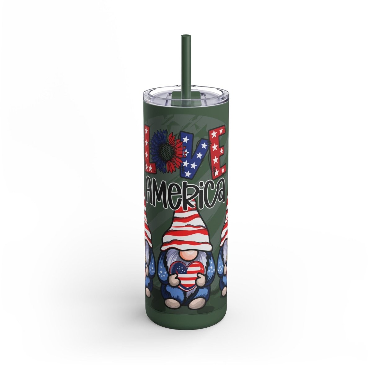 Love America Maars Maker Skinny Matte Tumbler