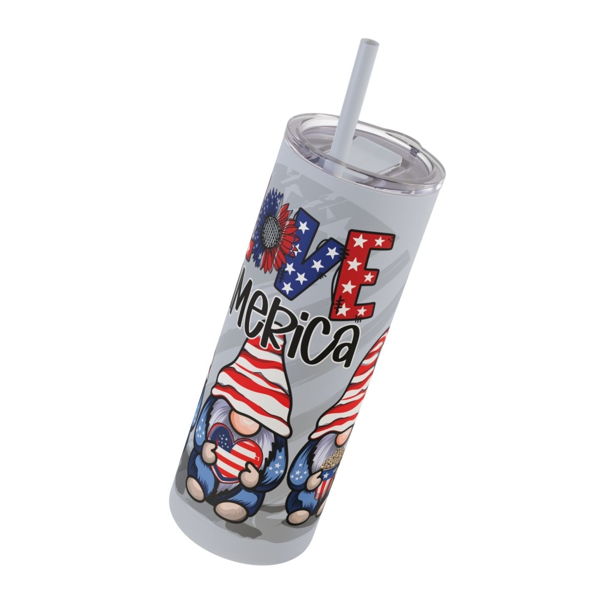Love America Maars Maker Skinny Matte Tumbler