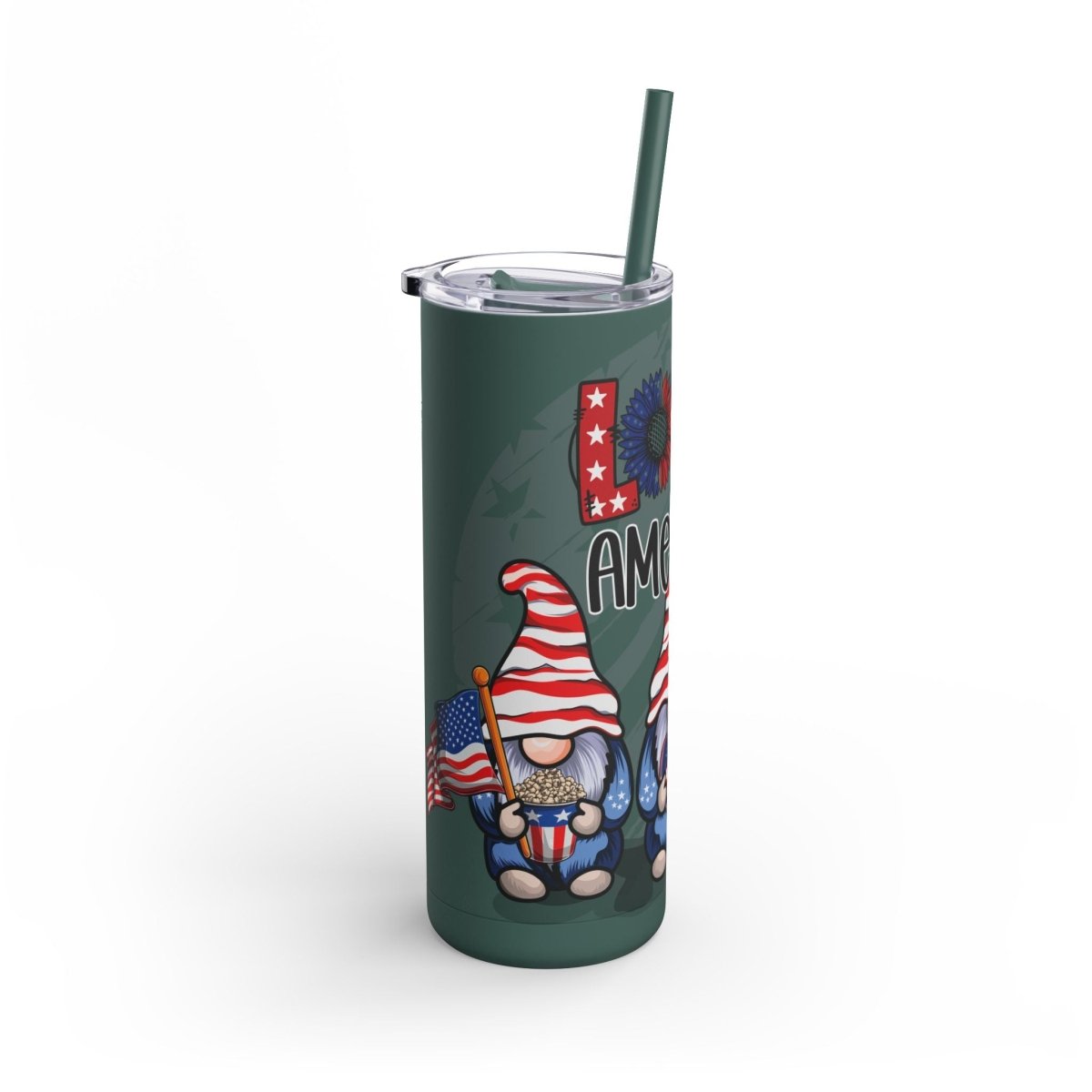 Love America Maars Maker Skinny Matte Tumbler