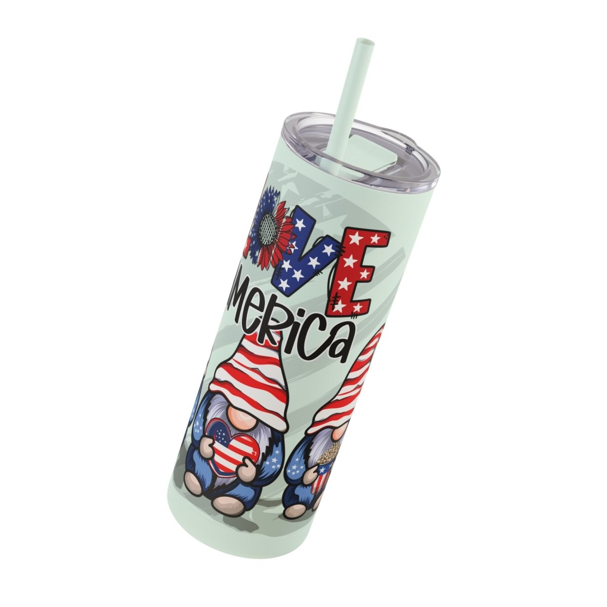 Love America Maars Maker Skinny Matte Tumbler