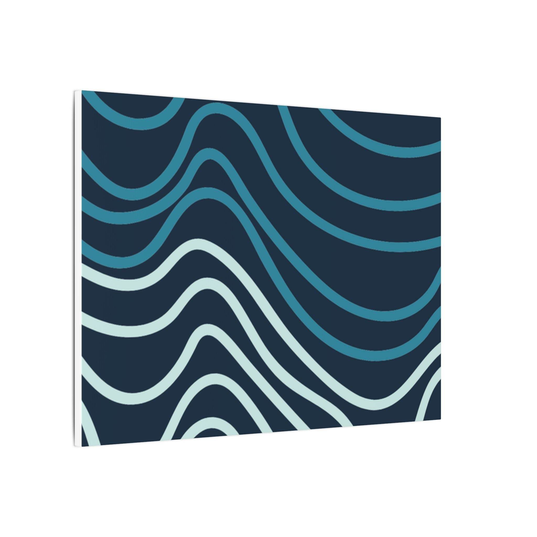 Wiggle Waves Matte Canvas Stretched Multi-Size - Canvas - Esmeralda Ecostore