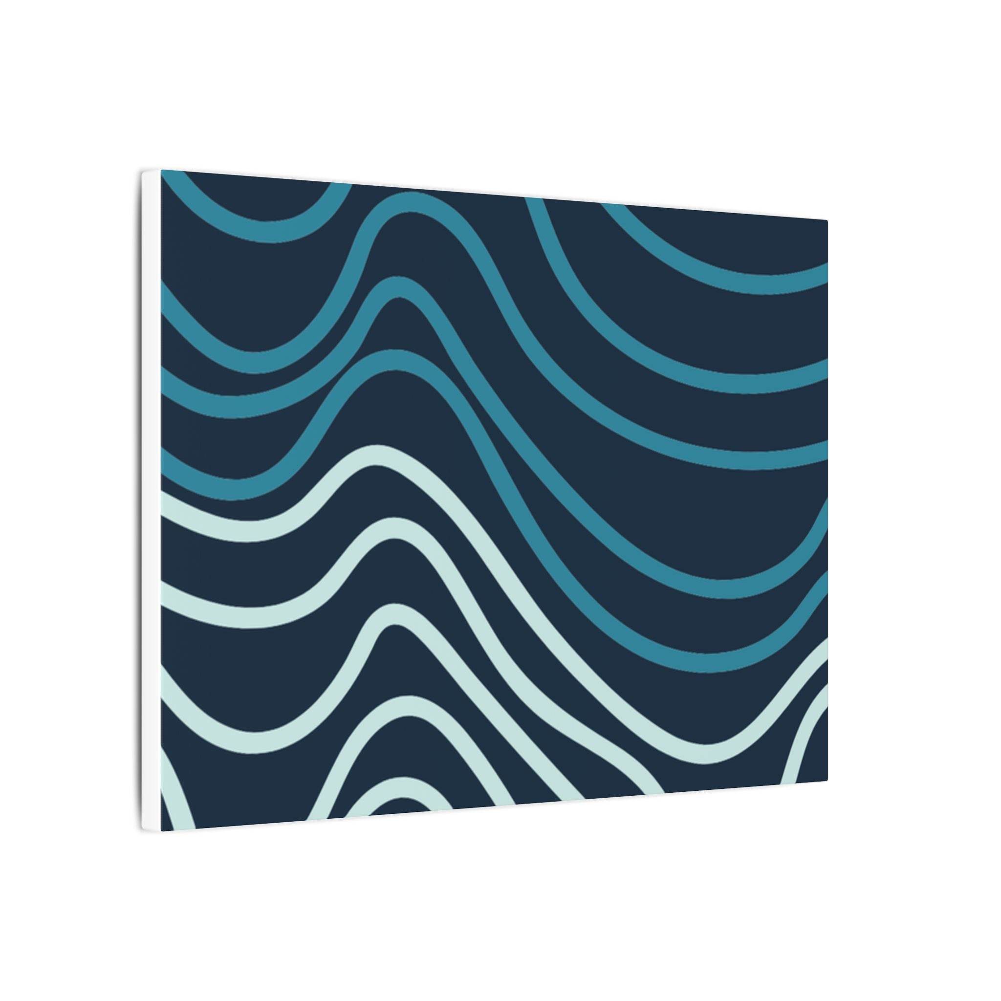 Wiggle Waves Matte Canvas Stretched Multi-Size - Canvas - Esmeralda Ecostore