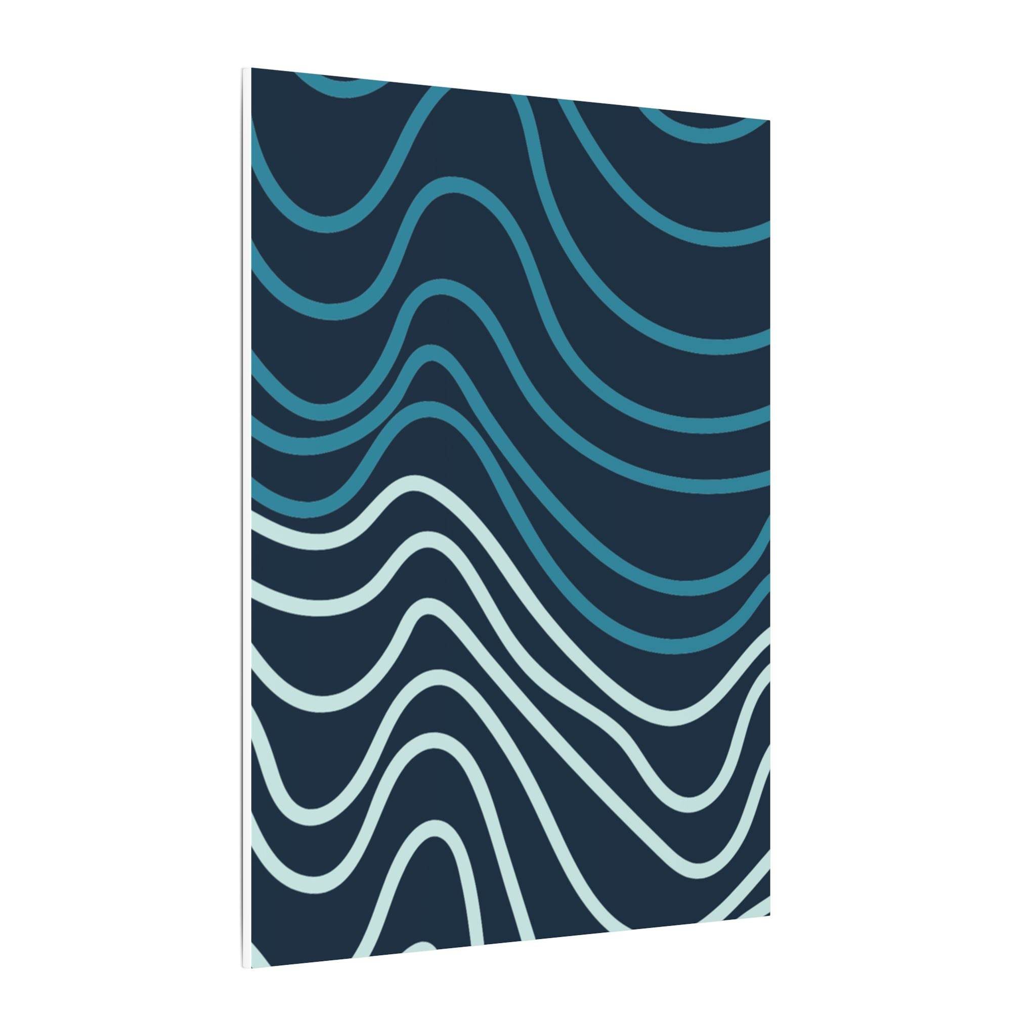 Wiggle Waves Matte Canvas Stretched Multi-Size - Canvas - Esmeralda Ecostore