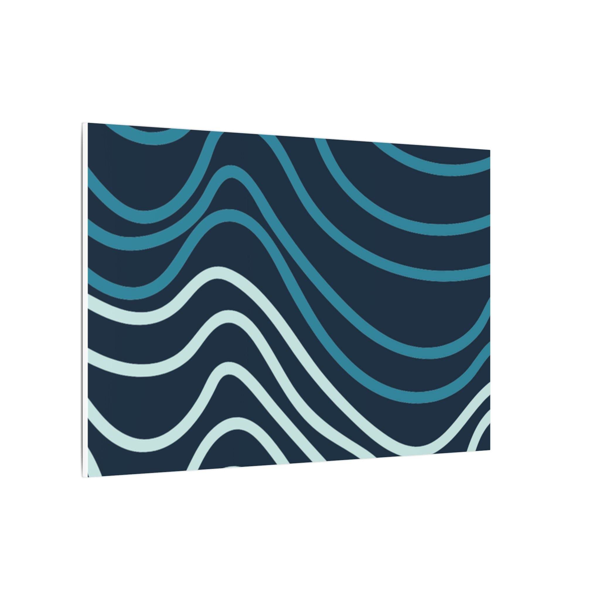 Wiggle Waves Matte Canvas Stretched Multi-Size - Canvas - Esmeralda Ecostore
