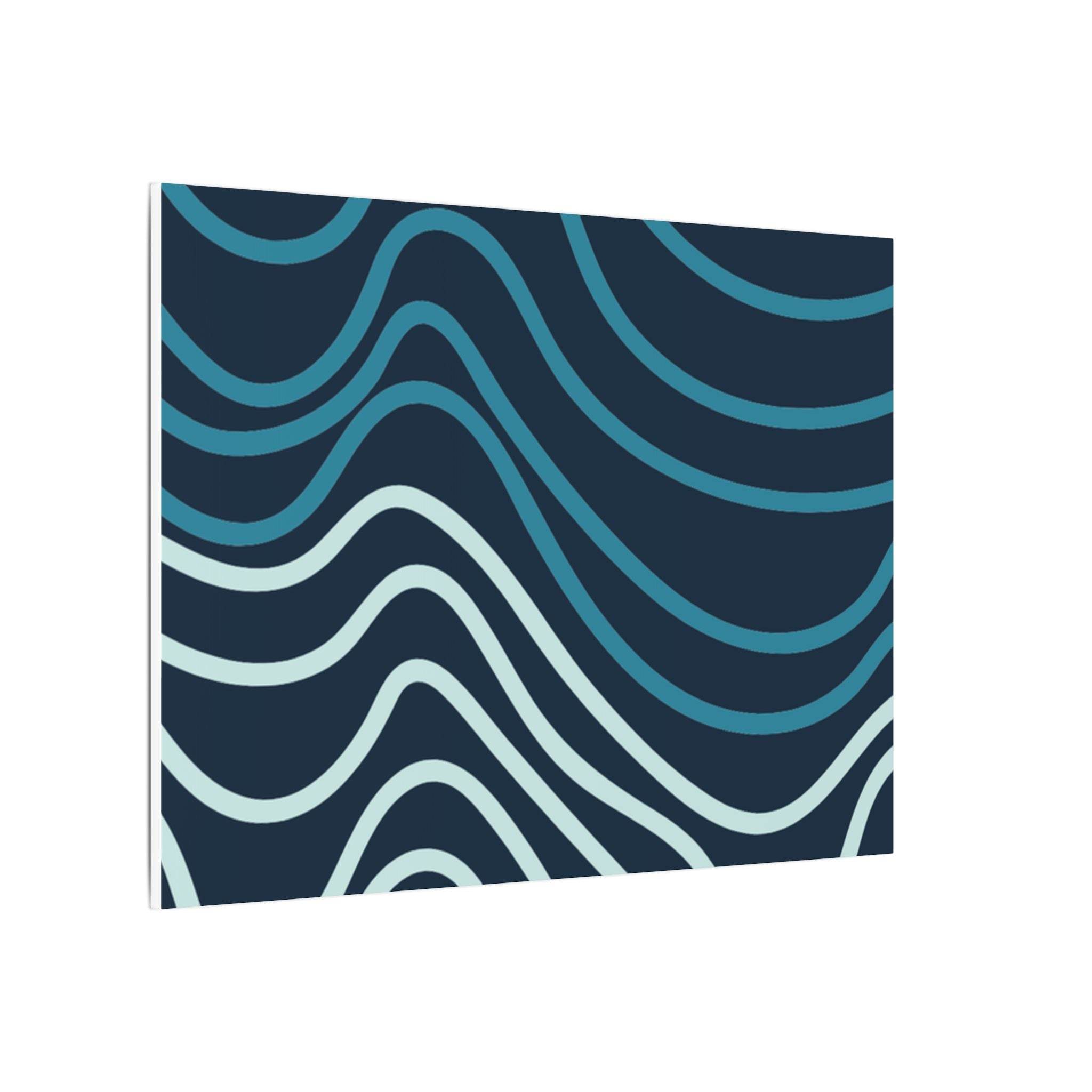 Wiggle Waves Matte Canvas Stretched Multi-Size - Canvas - Esmeralda Ecostore