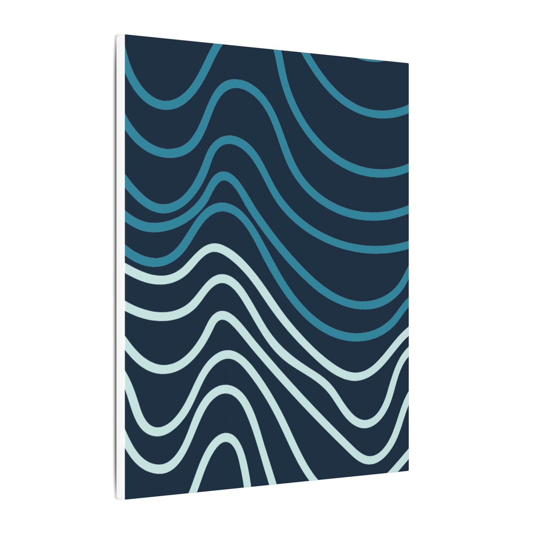 Wiggle Waves Matte Canvas Stretched Multi-Size - Canvas - Esmeralda Ecostore
