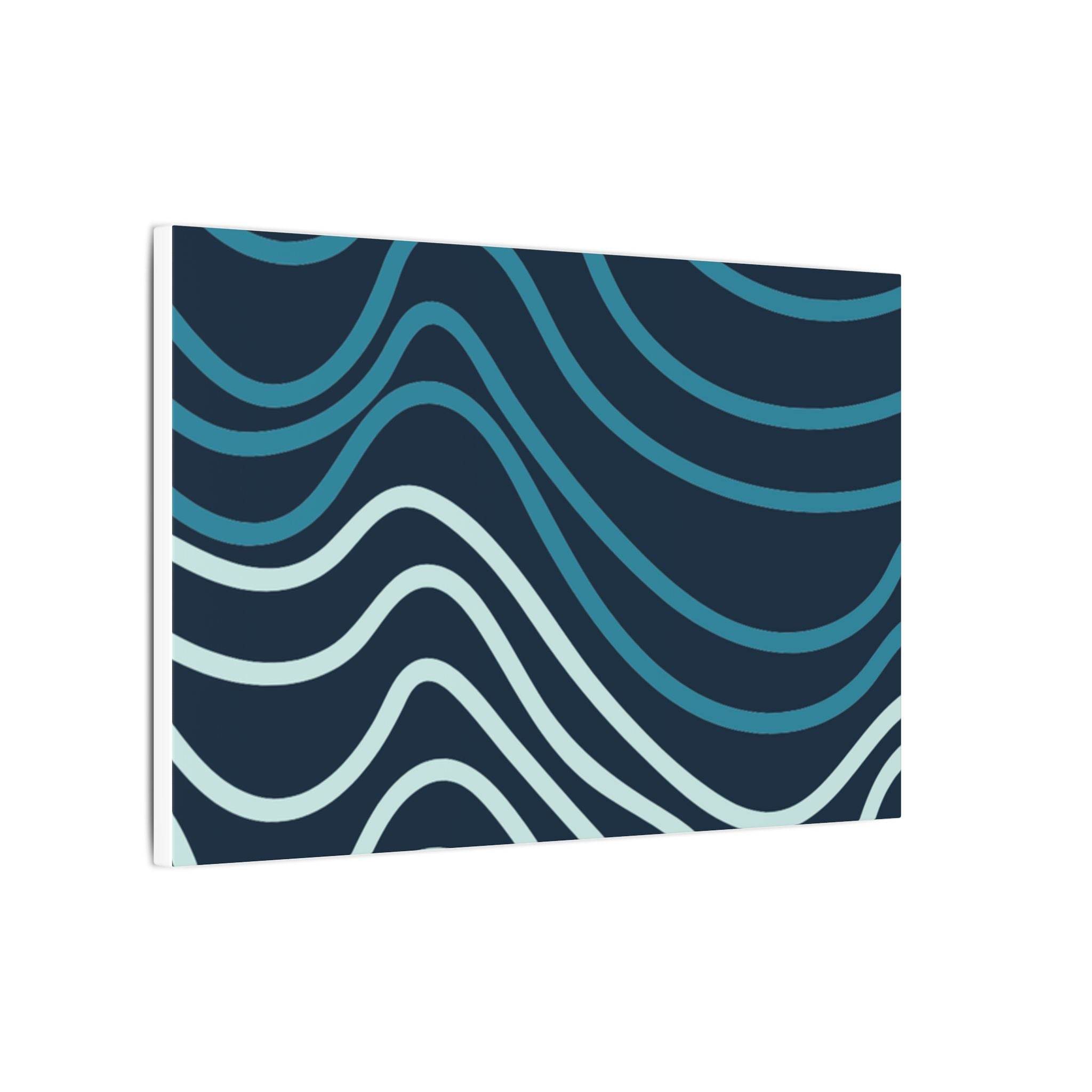 Wiggle Waves Matte Canvas Stretched Multi-Size - Canvas - Esmeralda Ecostore