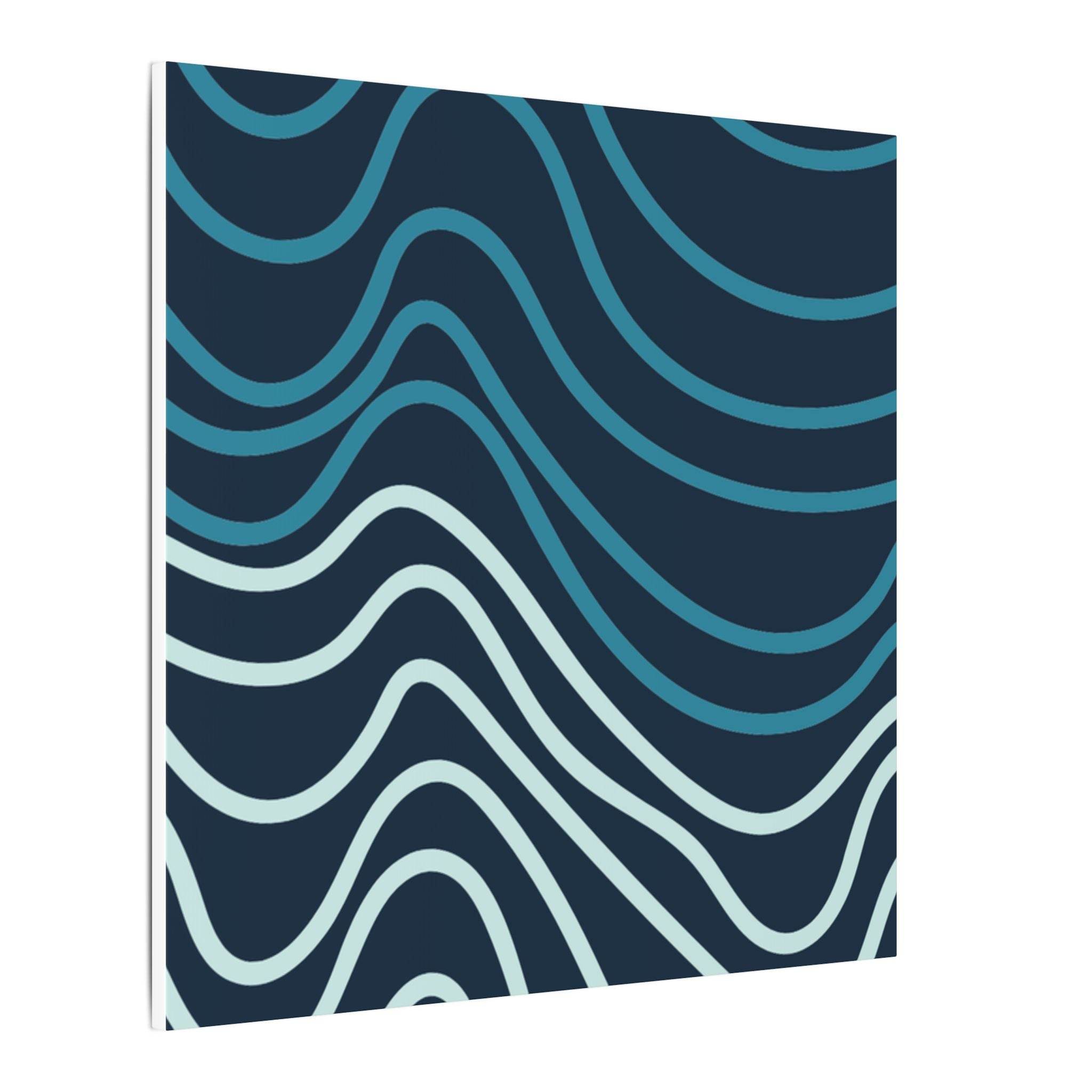 Wiggle Waves Matte Canvas Stretched Multi-Size - Canvas - Esmeralda Ecostore