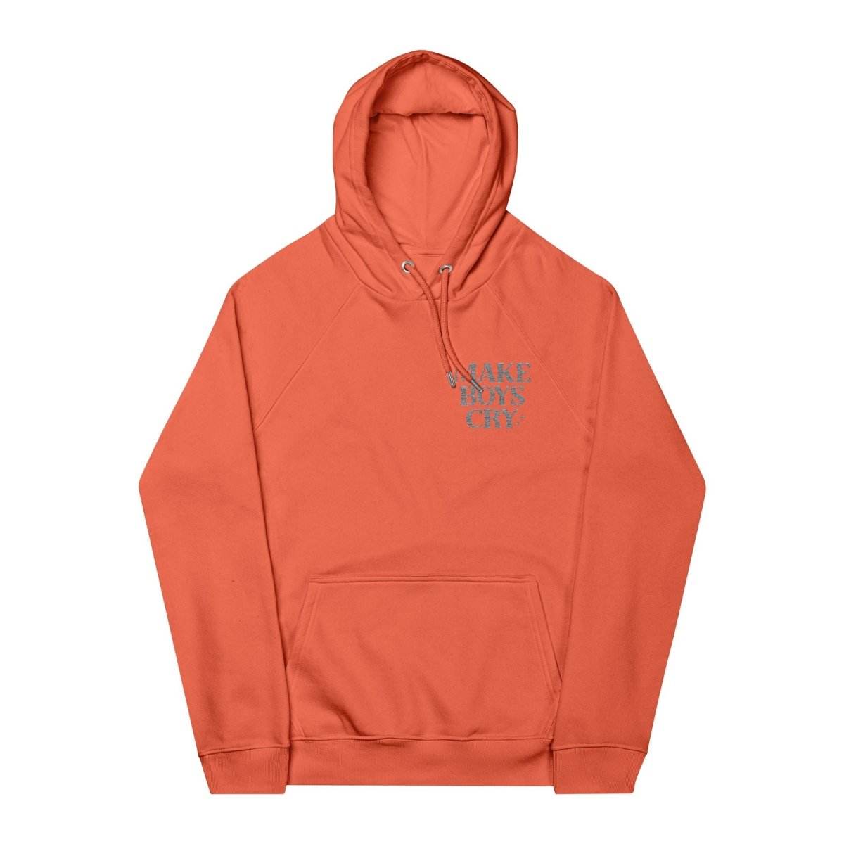 Make Boys Cry Unisex Eco Ragian Hoodie - Hoodies - Esmeralda Ecostore