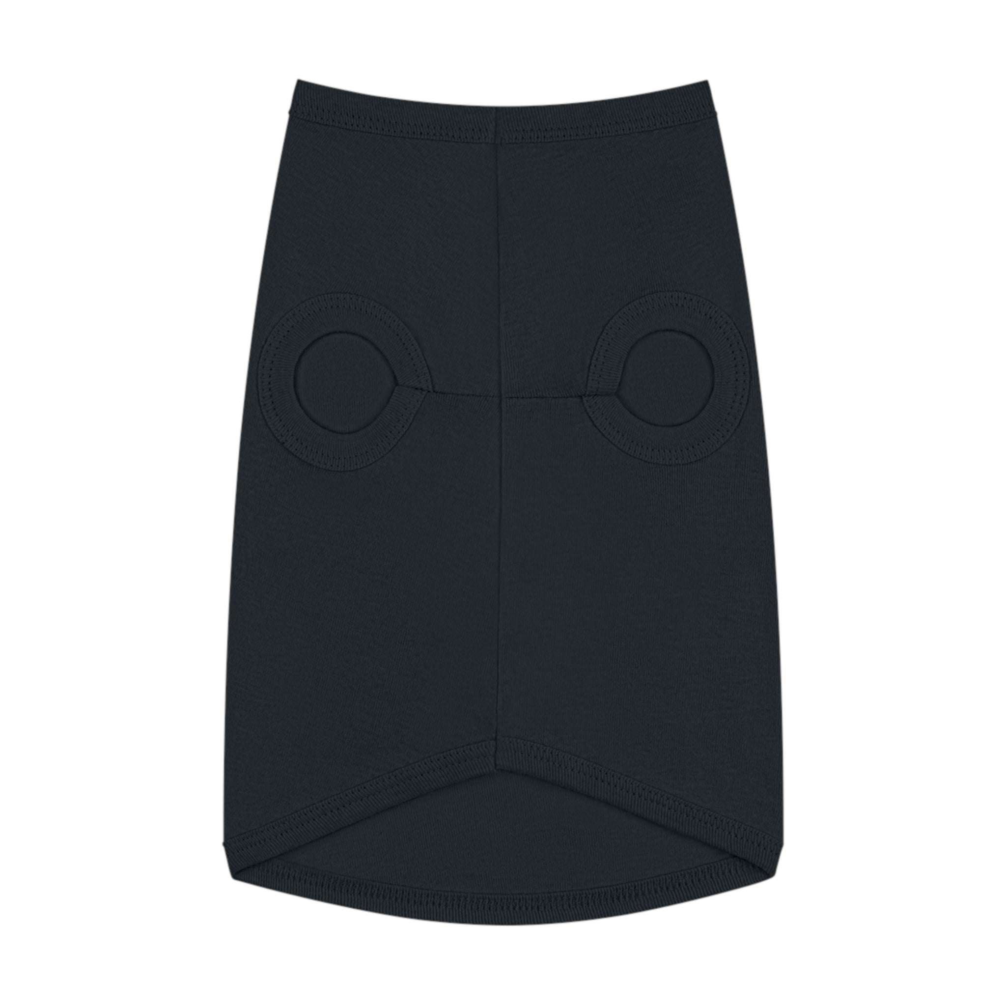 Sustainable pet tank top in black with comfortable fit and stylish design for eco-conscious pet owners